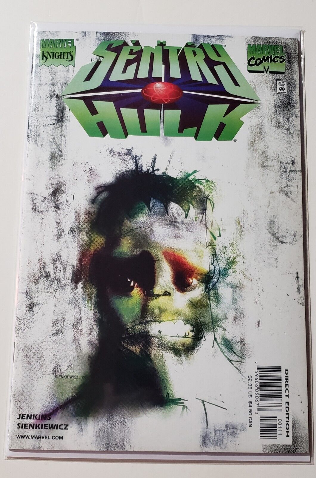 SENTRY/HULK #1 Marvel 2001 1-Shot 1st Marvel Knights Crossover SIENKIEWICZ nm+/M