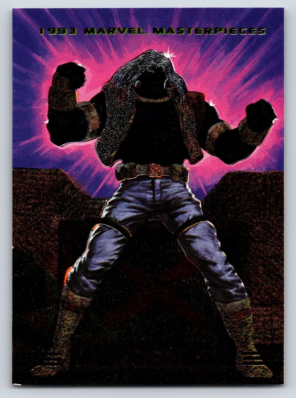 1993 SkyBox Marvel Masterpieces #S4 Metalhead X-Men 2099 Dyna-Etch 27901