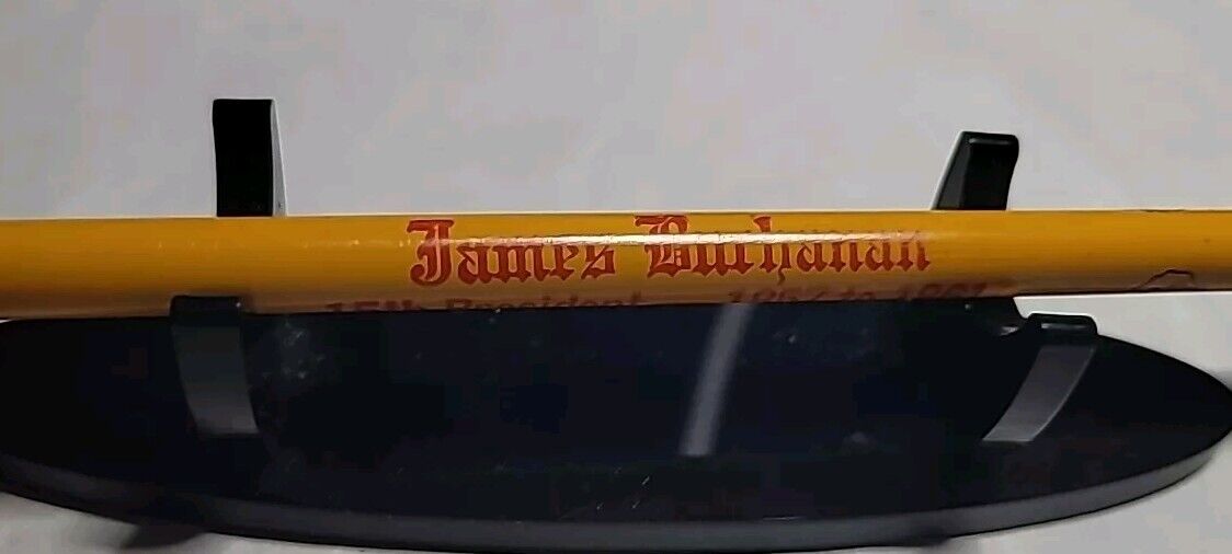 VTG Unsharpened Pencil James Buchanan 15th President 1857-1861