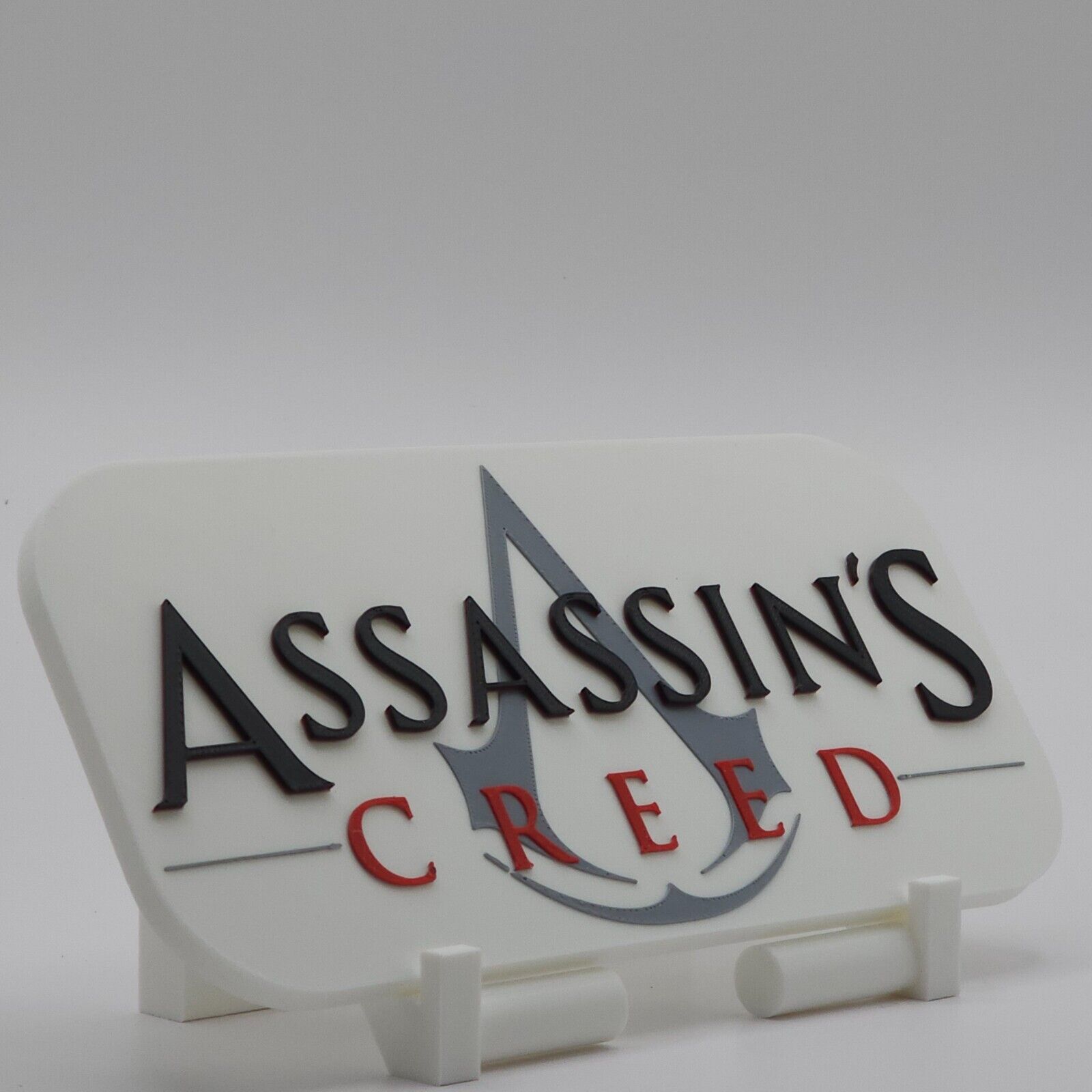 Assassin's Creed 3D Printed Wall Sign - Game Fan Art Decor