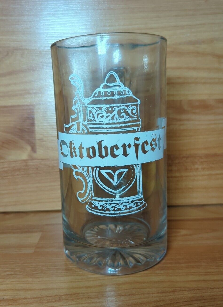 Oktoberfest Snowbird Resort Glass Mug Beer Stein 7\