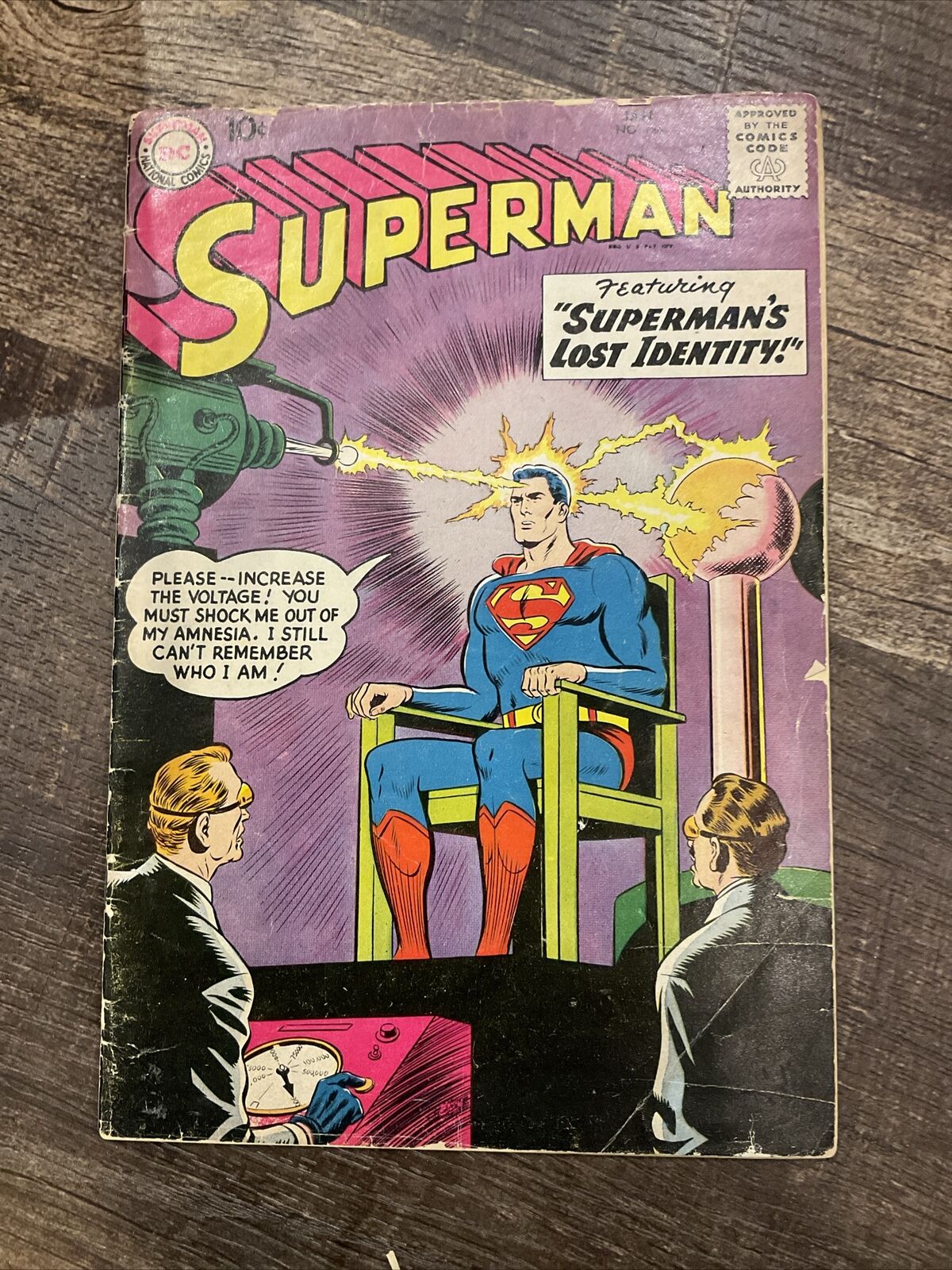 Superman #126 1959 NICE LOWER GRADE - appears around 3.0-4.0