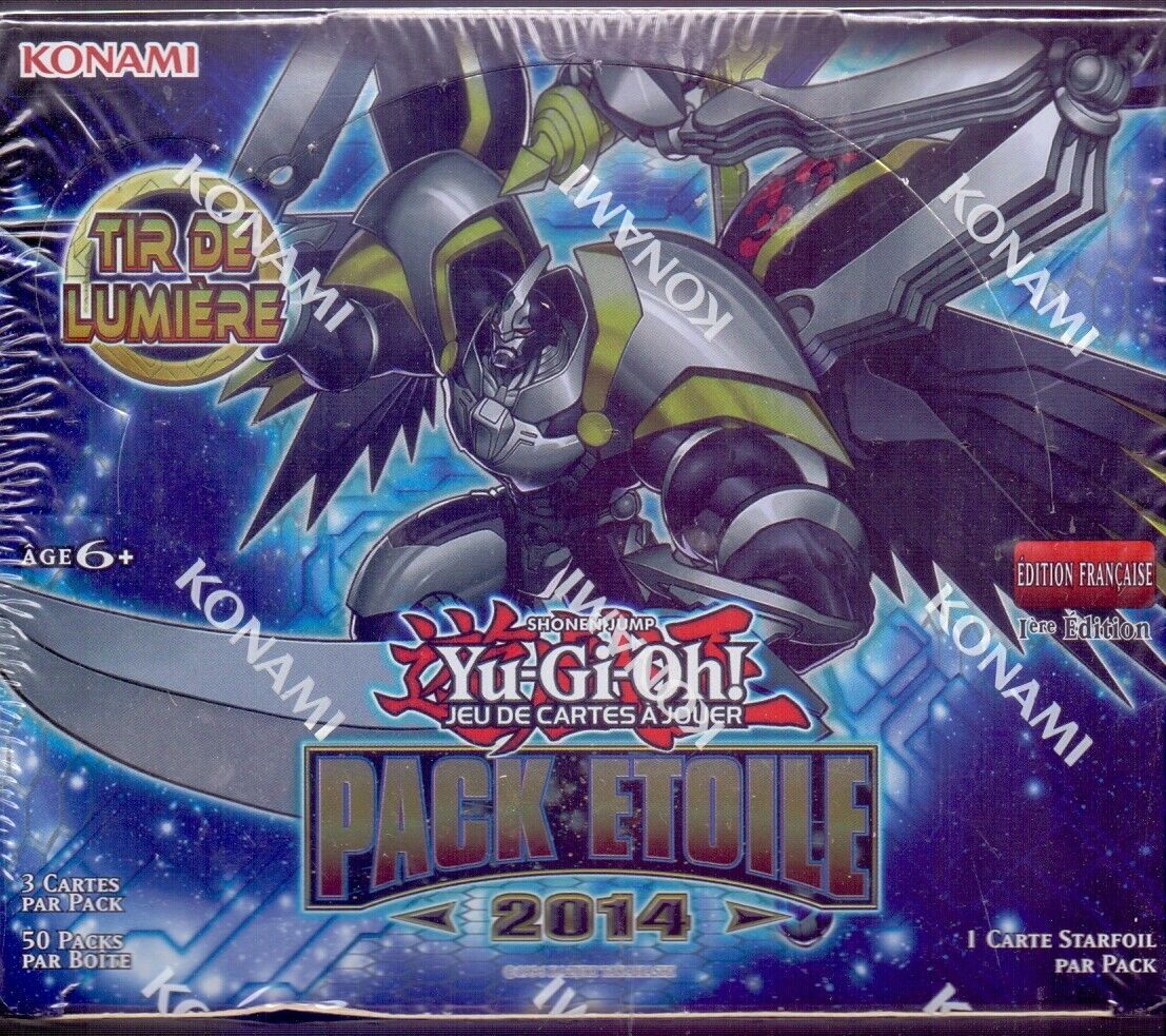 YU GI OH 1 BOX OF 50 3 CARD BOOSTERS STAR PACK 2014 LIGHT SHOOTING