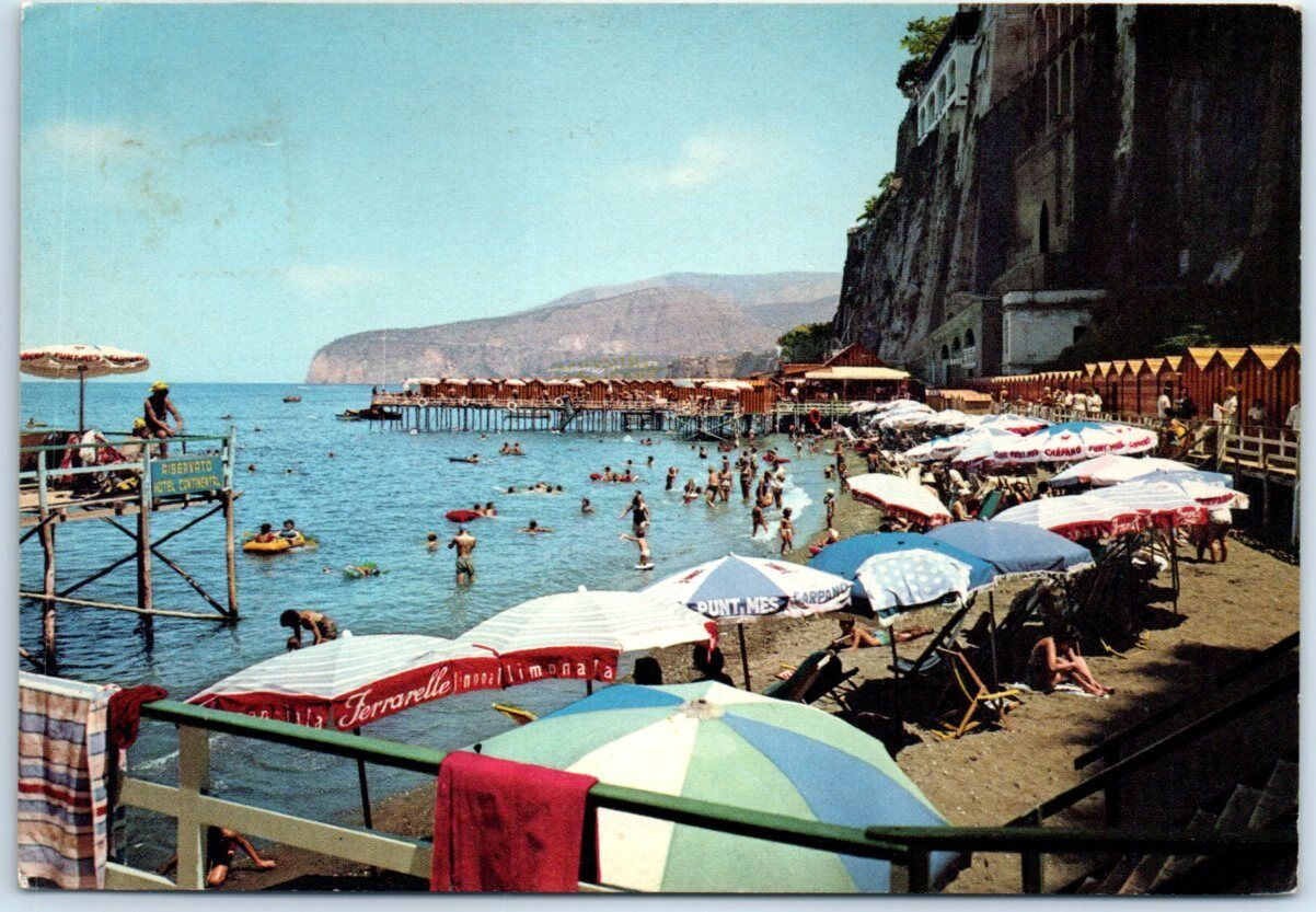 Postcard - The beach - Sorrento, Italy