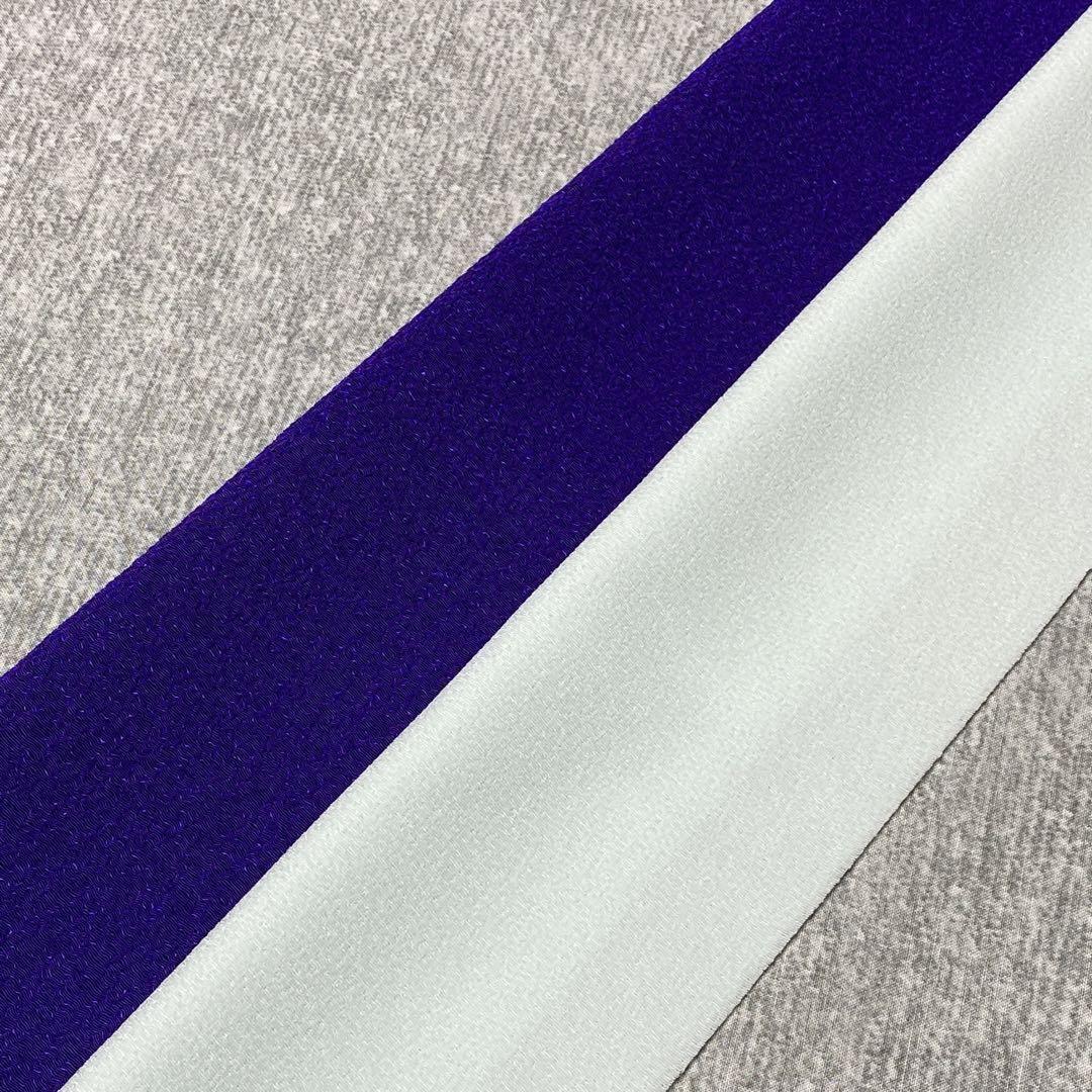 Japanese Polyester Half-Collar Crepe 2-Piece Set Blue-Purple Light Blue