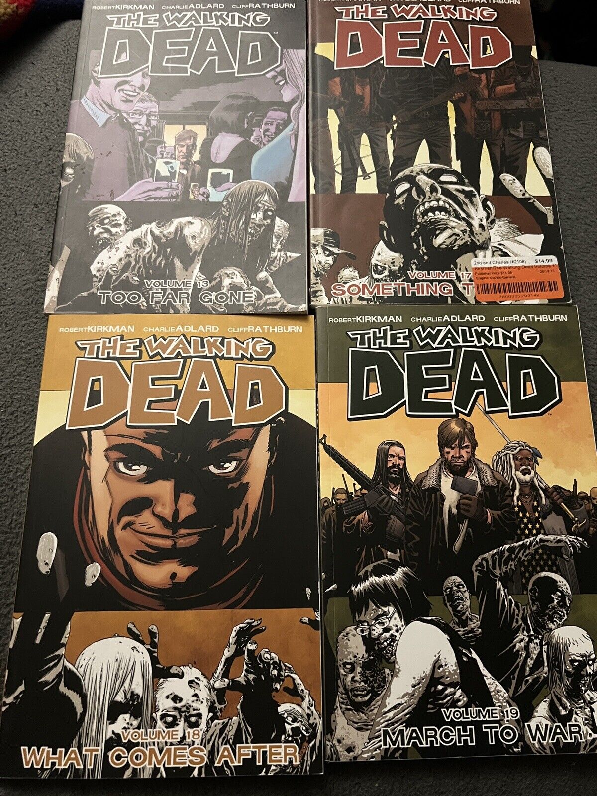 Lot Of 4 - The Walking Dead Vol 13, 17, 18, 19, TPB Robert Kirkman Zombies