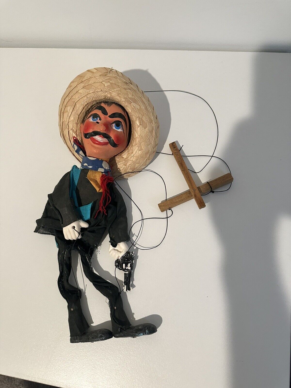 Mexican String Puppet Marionette Gunslinger Original Hombre FUN