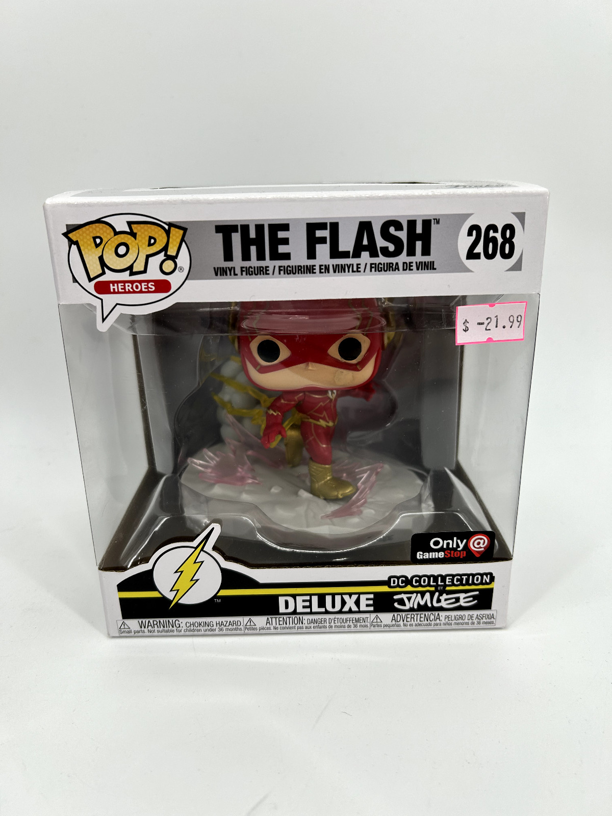 Funko Pop Moments: DC Universe #268 The Flash Jim Lee Deluxe GameStop