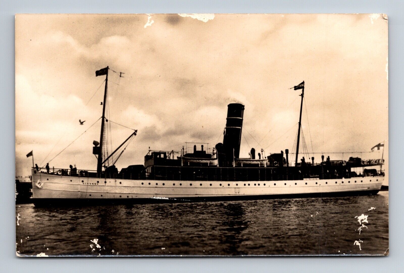 RPPC Steamer SS Oihonna Finland Steamship Co. Postcard
