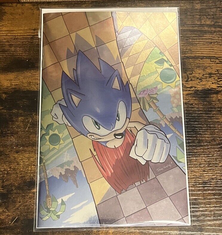 Sonic The Hedgehog IDW Comics - Issue #1 C2E2 Exclusive Foil Cover B Yardley NM