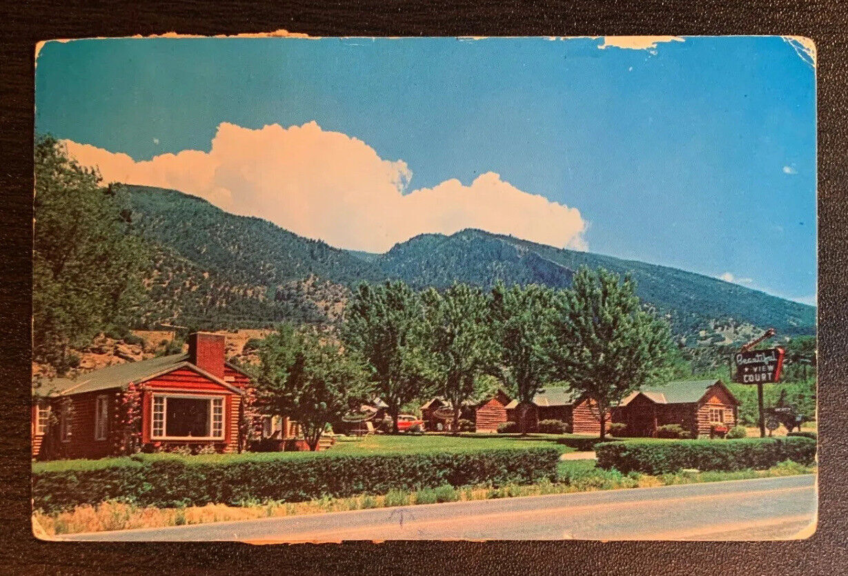 Postcard - Beautiful View Court Motel - Glenwood Springs, Colorado