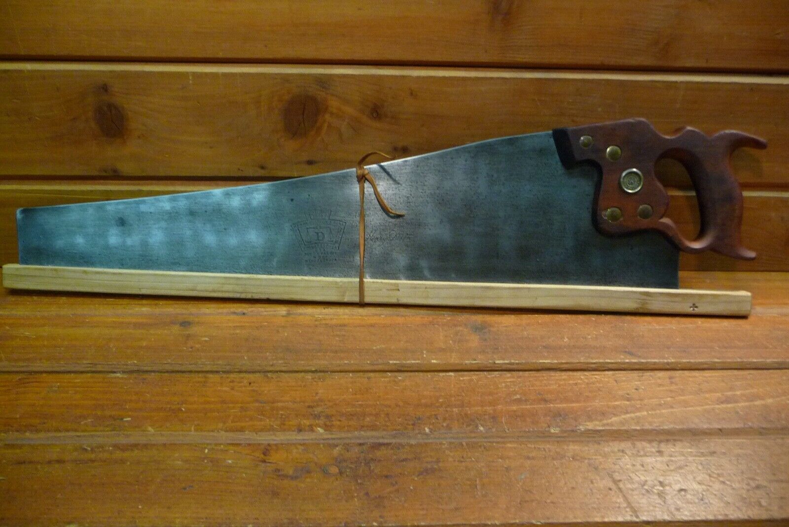 Vintage Disston No. 8 Crosscut Hand Saw, 9 PPI,  Sharpened