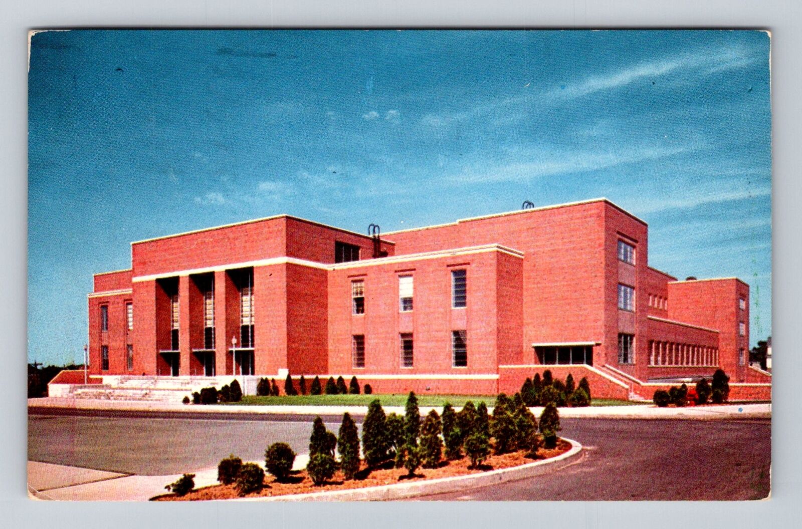 Providence RI-Rhode Island, Alumni Hall, Antique, Vintage c1962 Postcard