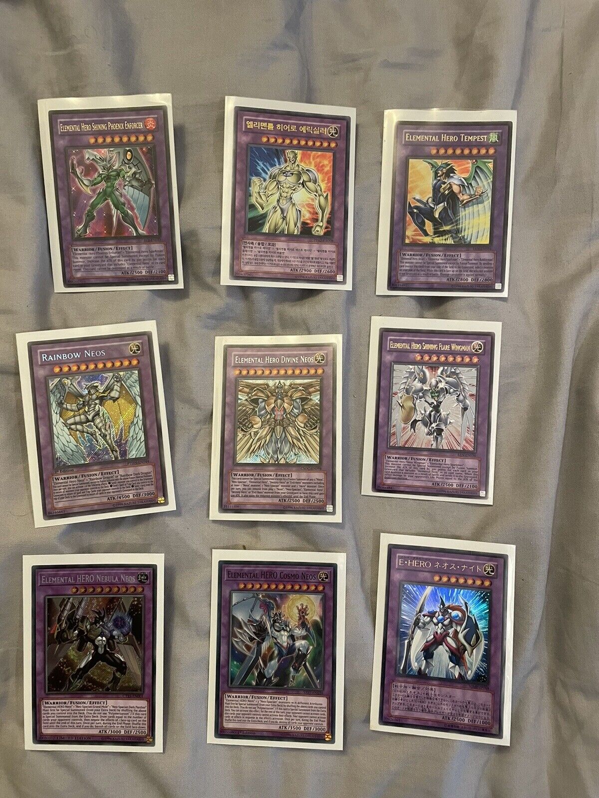 Yugioh Elemental Hero Fusion Deck (All 35 Cards)