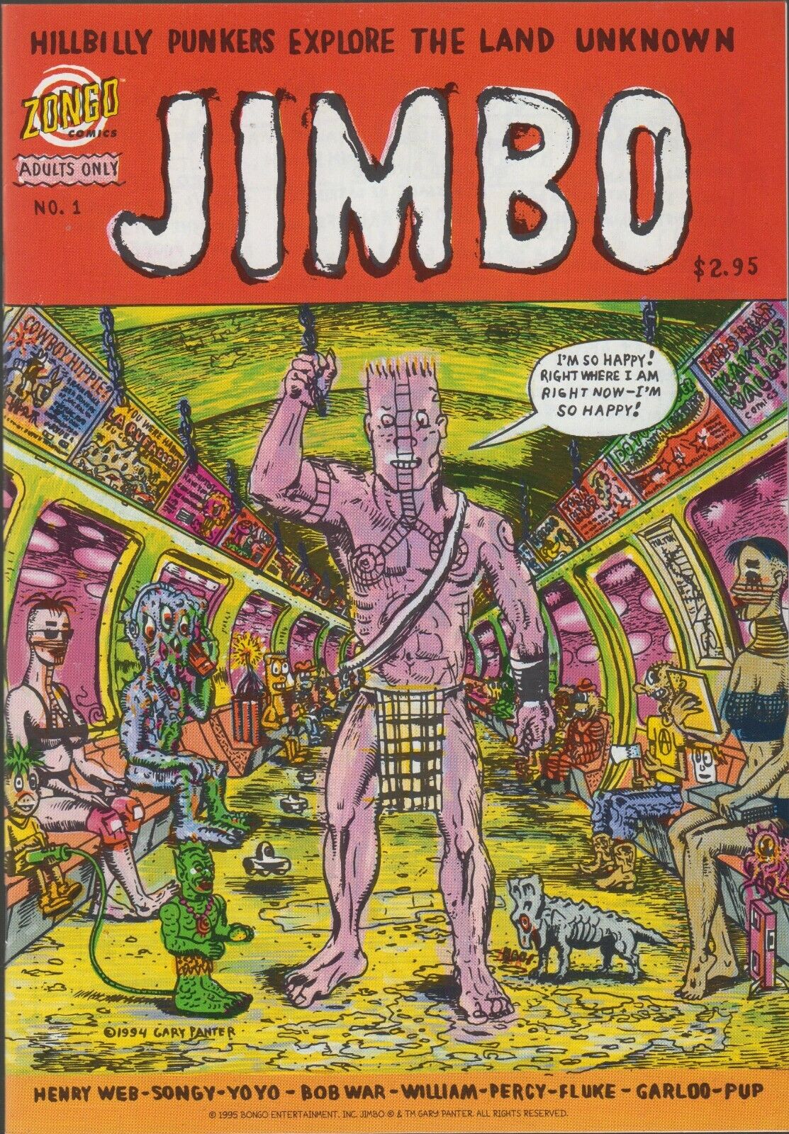Jimbo (1995 ZONGO)  - 1  - lowbrow underground comic