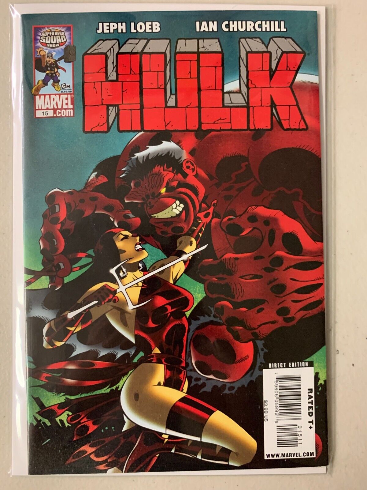 Hulk #15 Red She-Hulk cameo 7.0 (2009)