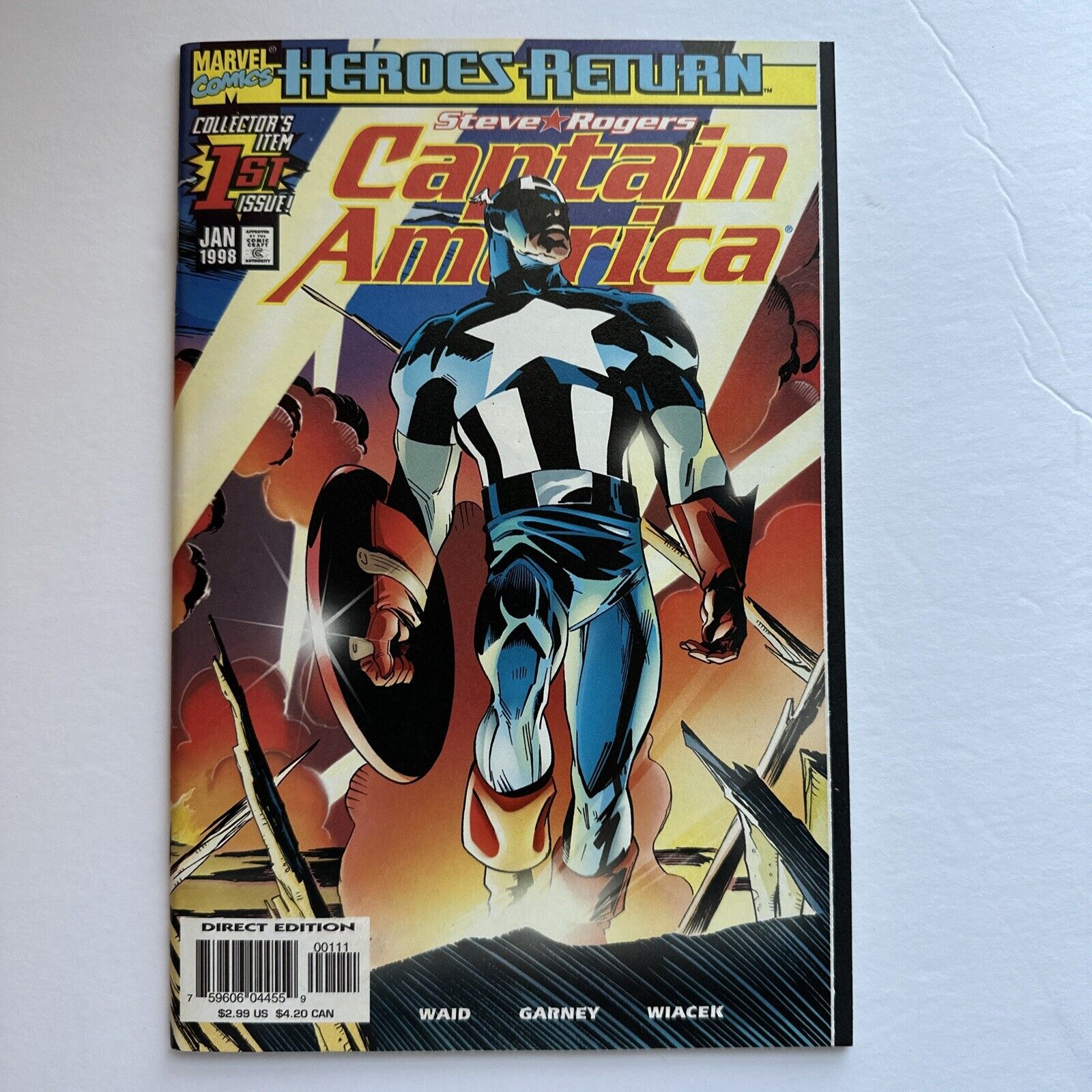 Captain America #1 (Marvel Comics January 1998)