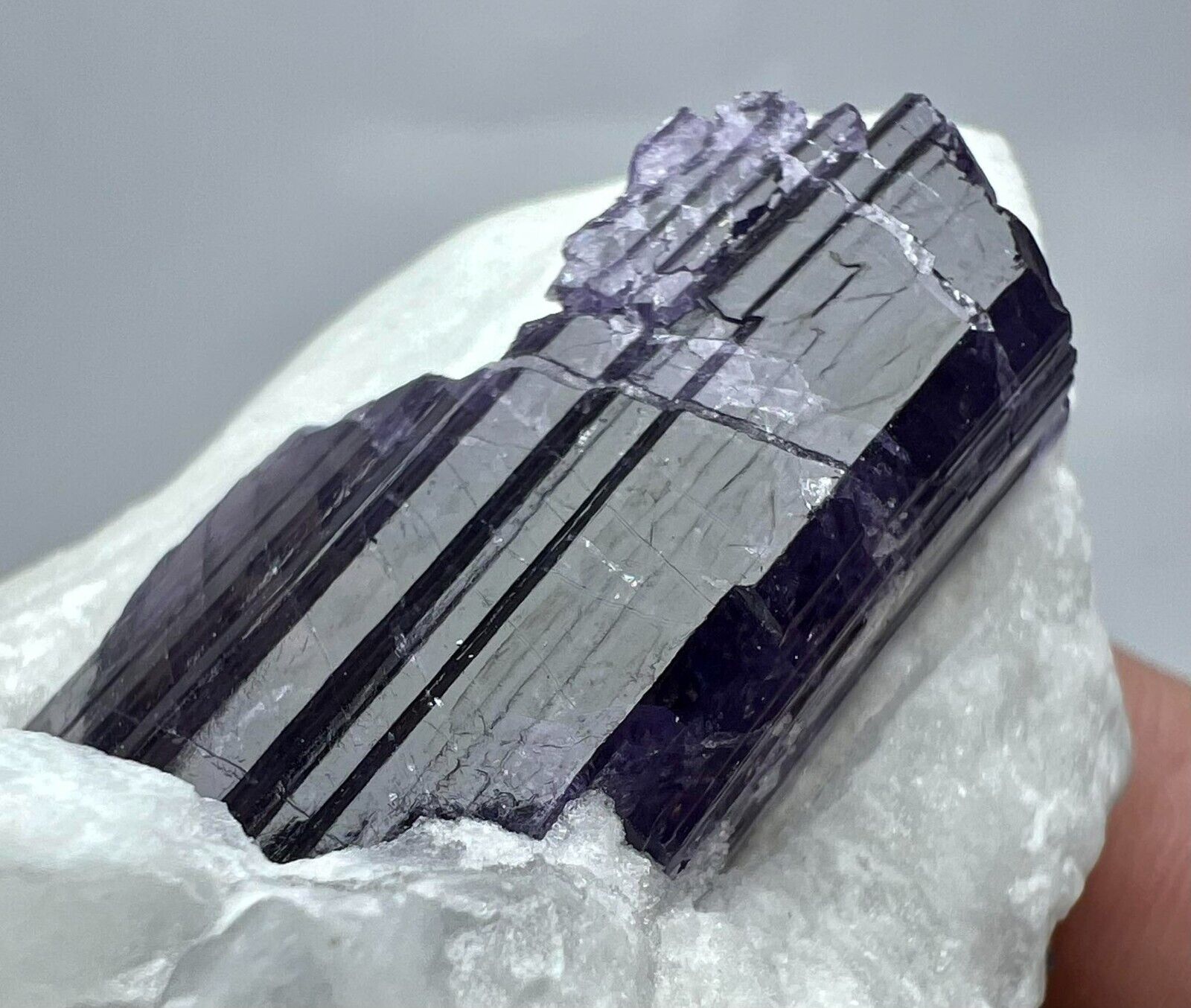 469 Cts Violet Purple Scapolite Crystal On Matrix From Badakhshan, Afghanistan