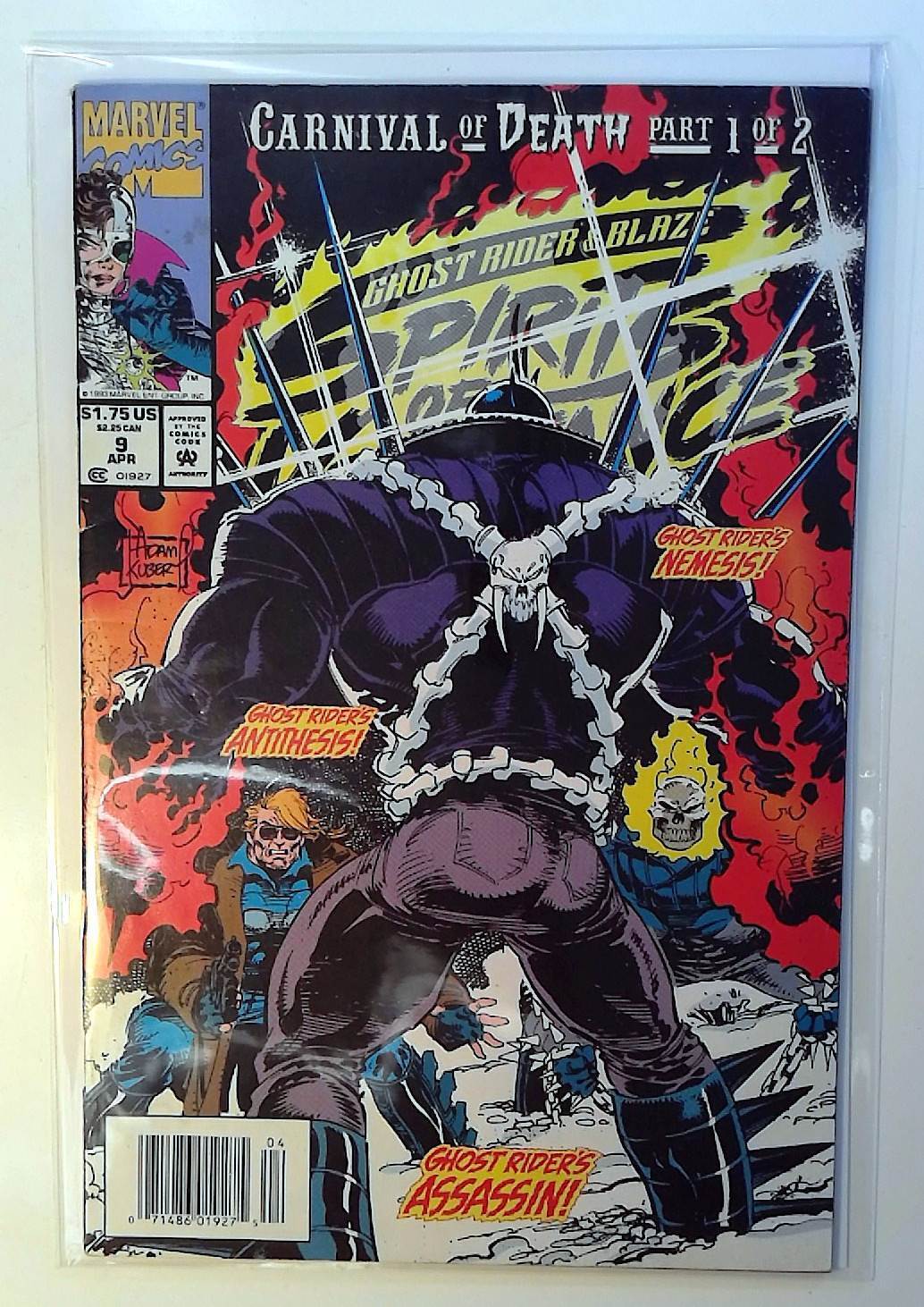 Ghost Rider/Blaze: Spirits of Vengeance #9 Marvel (1993) Comic Book