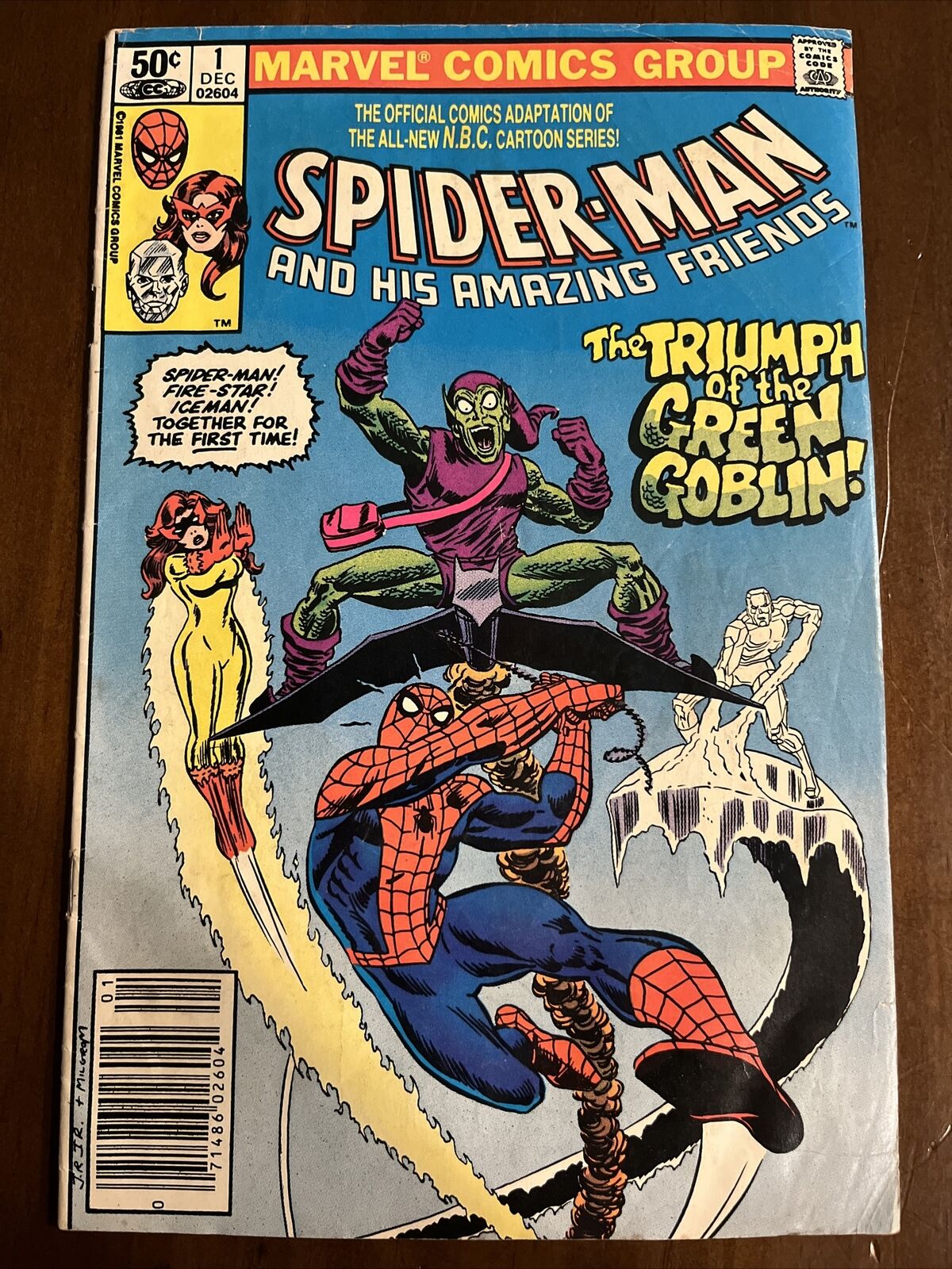 Spider-Man and His Amazing Friends #1 Newsstand 1981 First Appearance Firestar