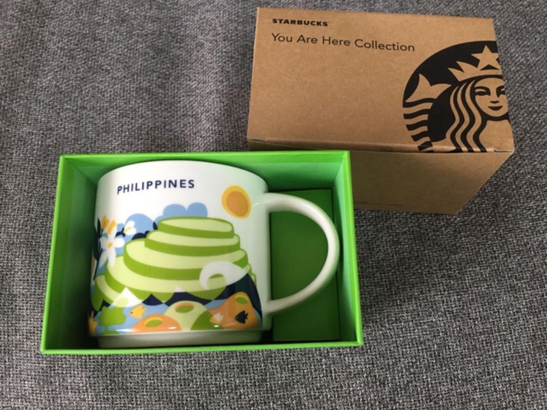 PHILIPPINES Starbucks coffee Cup Mug 14oz You Are Here Collection NEW With Box
