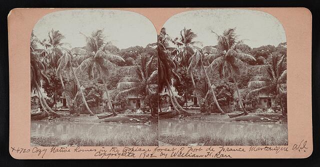 Martinique Cozy native homes in the tropical forest of Fort de Fr - Old Photo