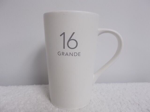 2011 Starbucks 16 Oz Grande Tall White Porcelain Coffee Tea Cup Mug