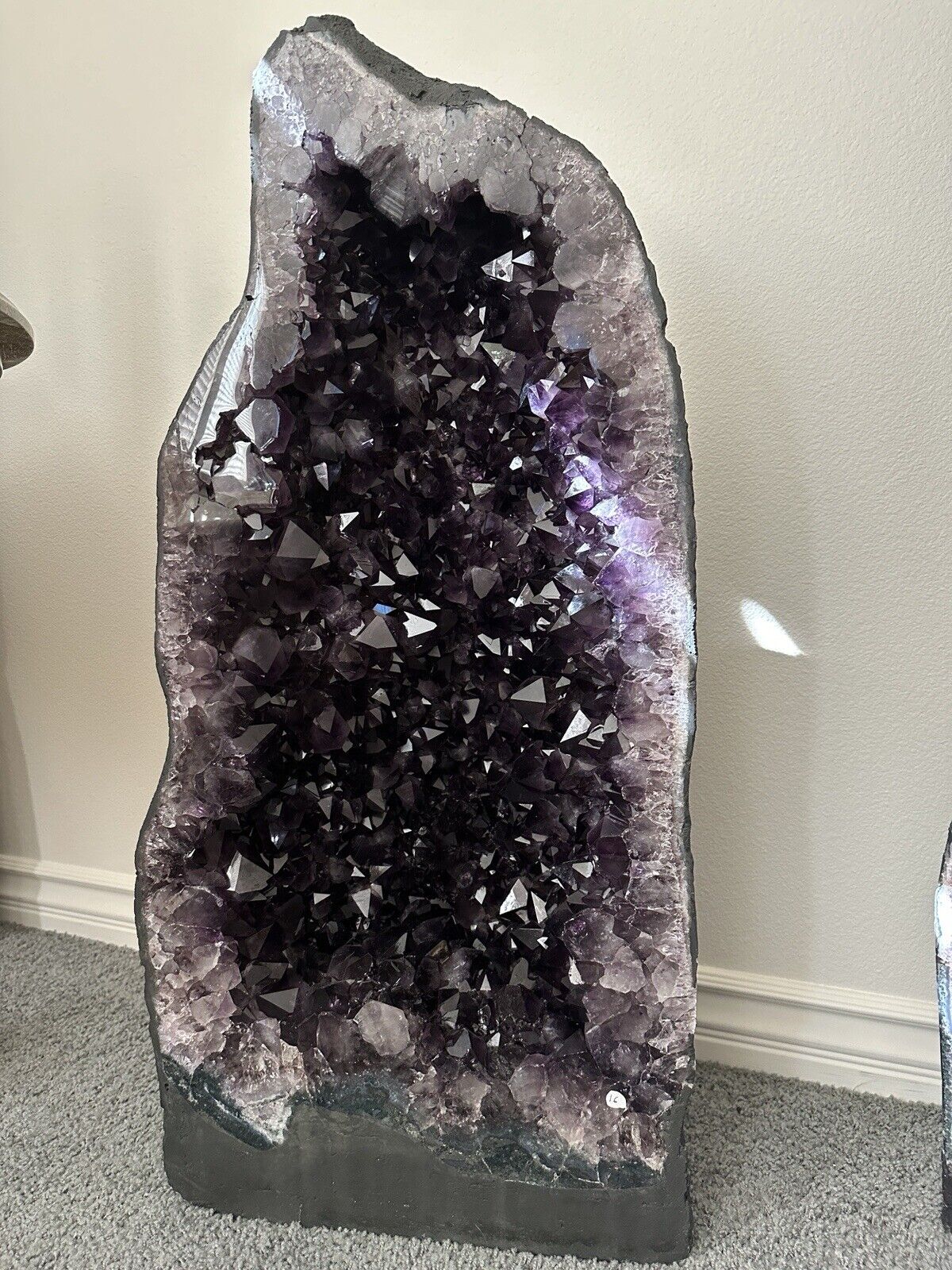 Large Amethyst Crystal Geode Cathedral Huge Amethyst From Brazil Purple Amethyst
