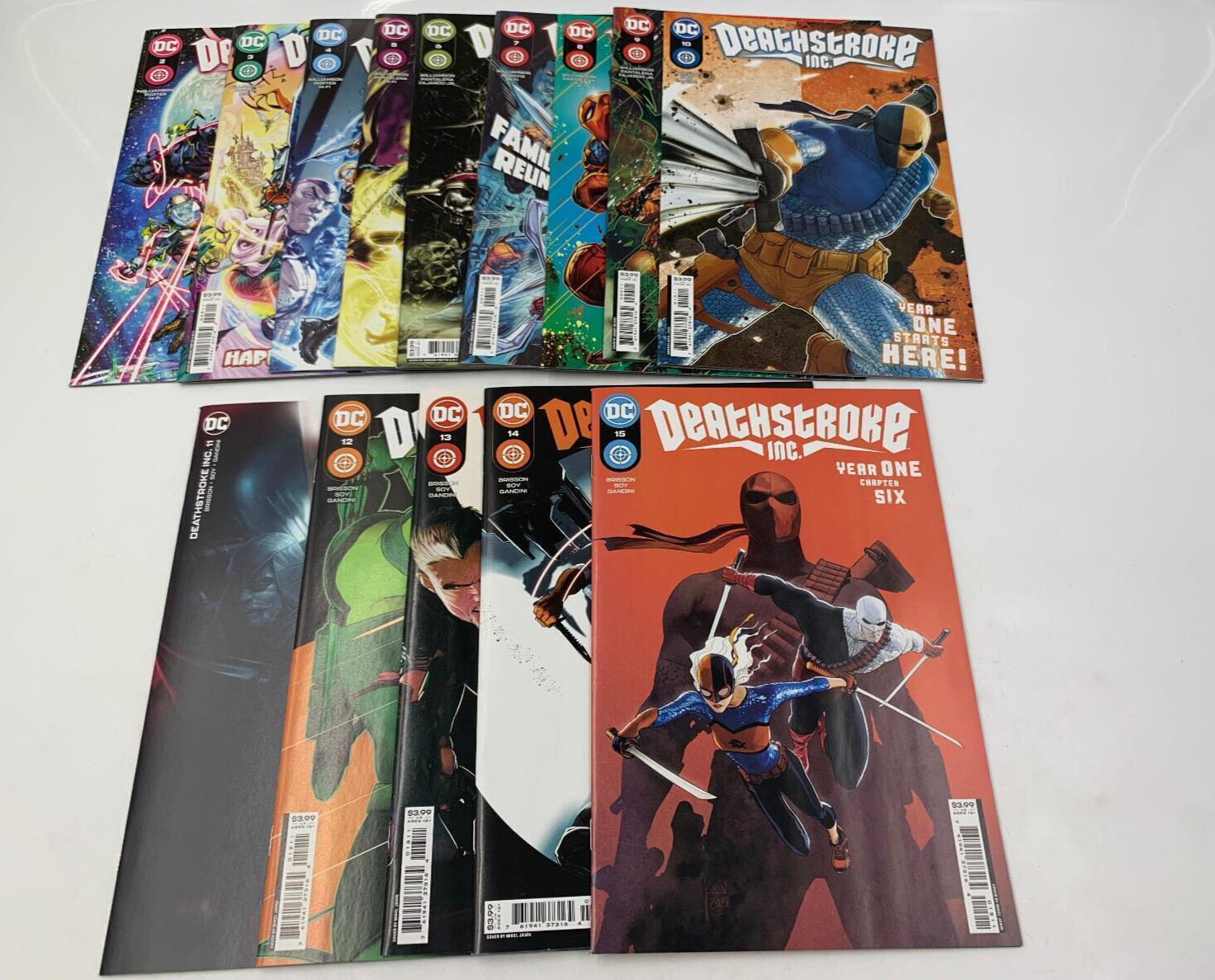 Deathstroke #1-14 Lot of 15 Books Williamson Porter DC Comics 2022