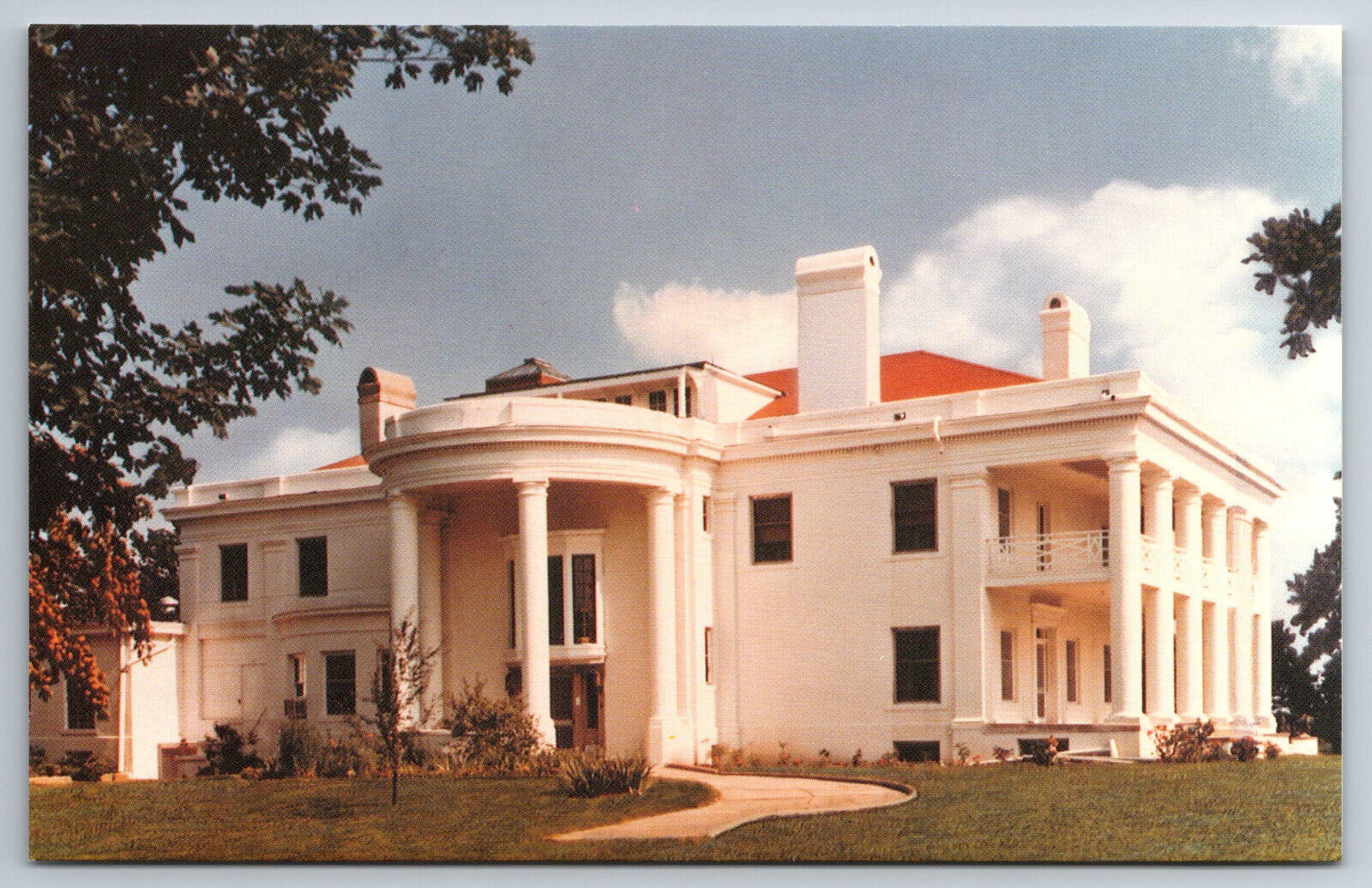 Vintage Postcard KS Coffeyville Brown Mansion Chrome~5445