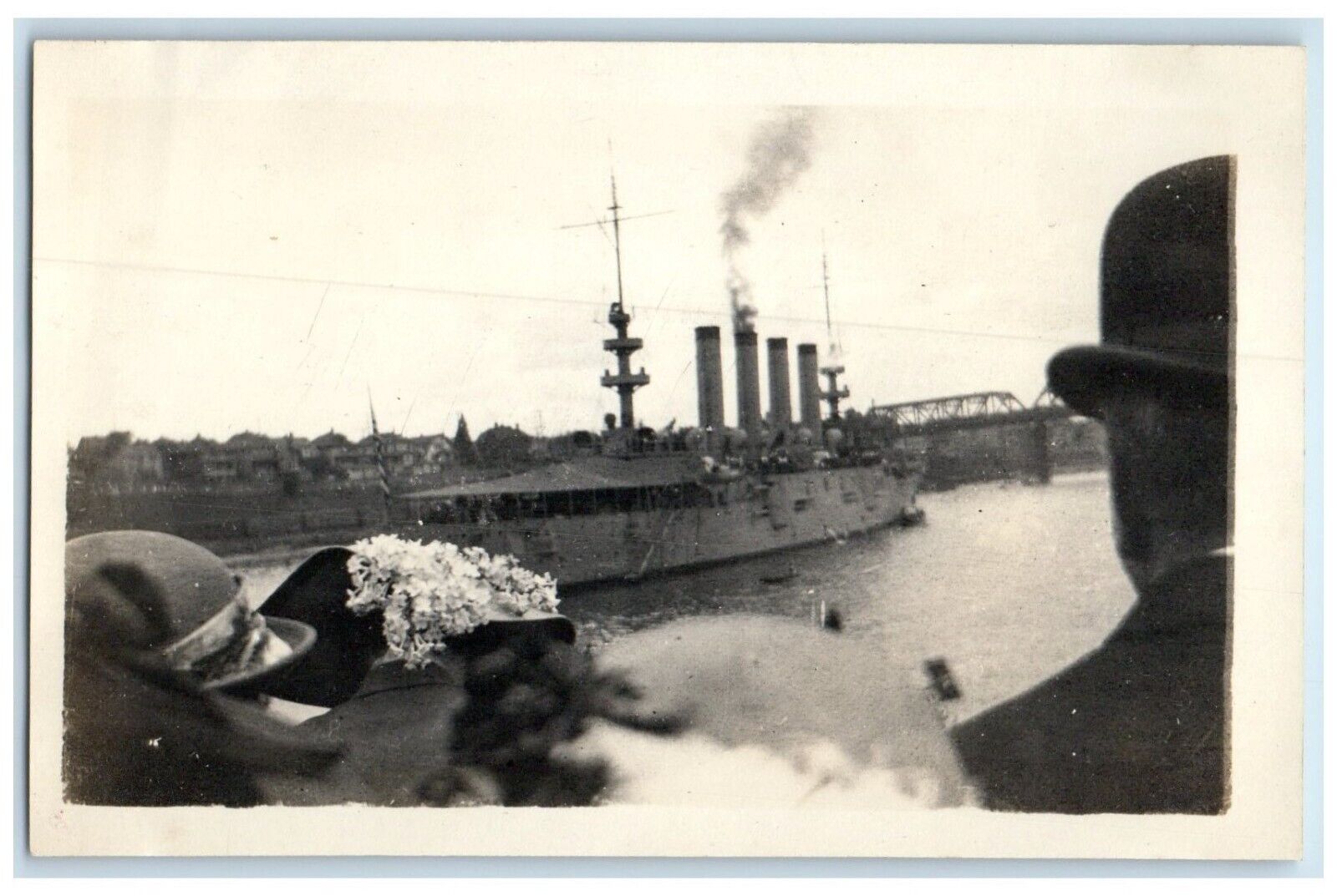 c1910's US Navy Ship Portland Oregon OR RPPC Photo Unposted Antique Postcard