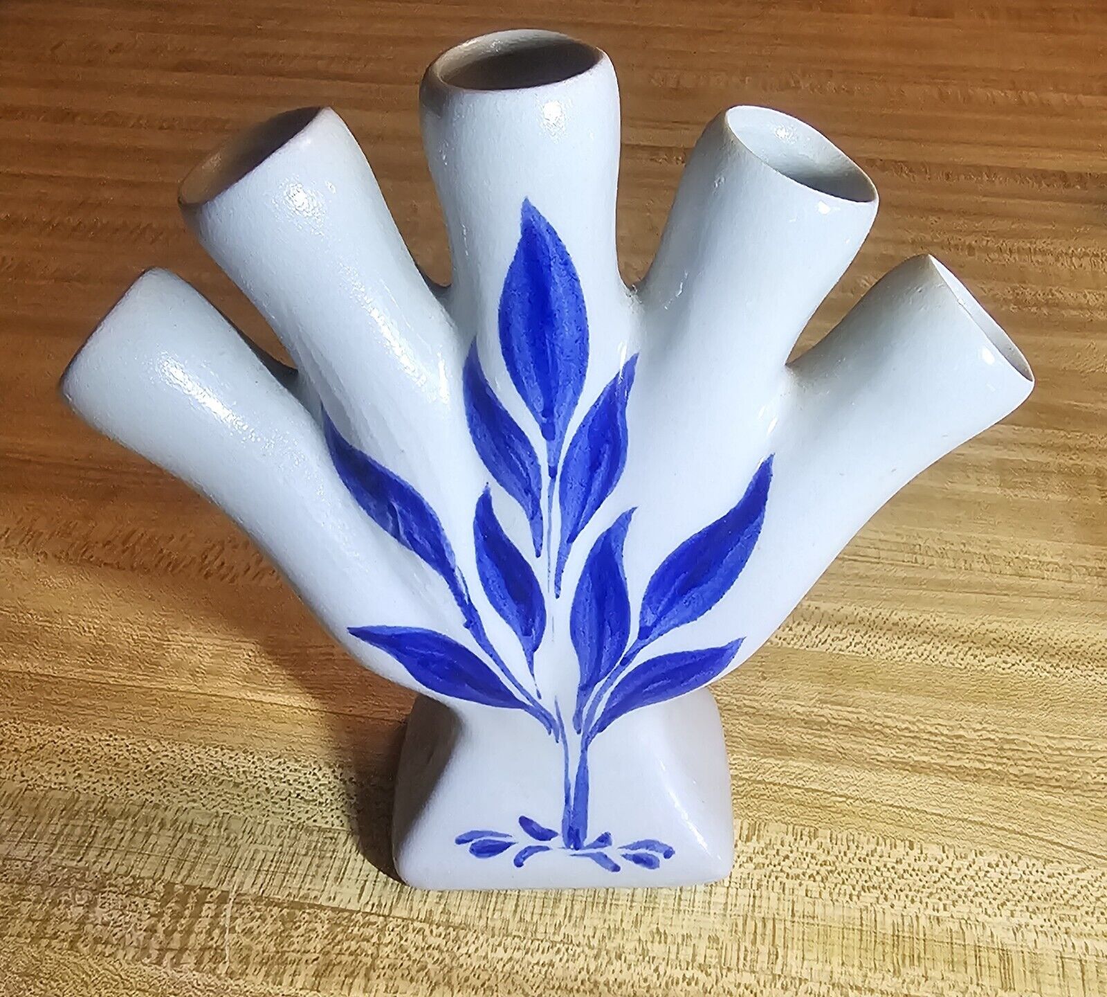 Vintage 5 Finger Vase