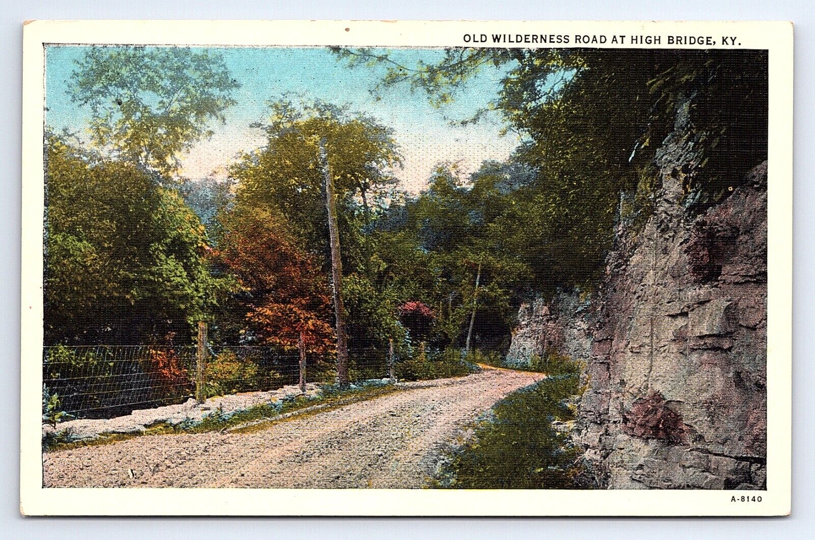Postcard High Bridge KY Old Wilderness Road