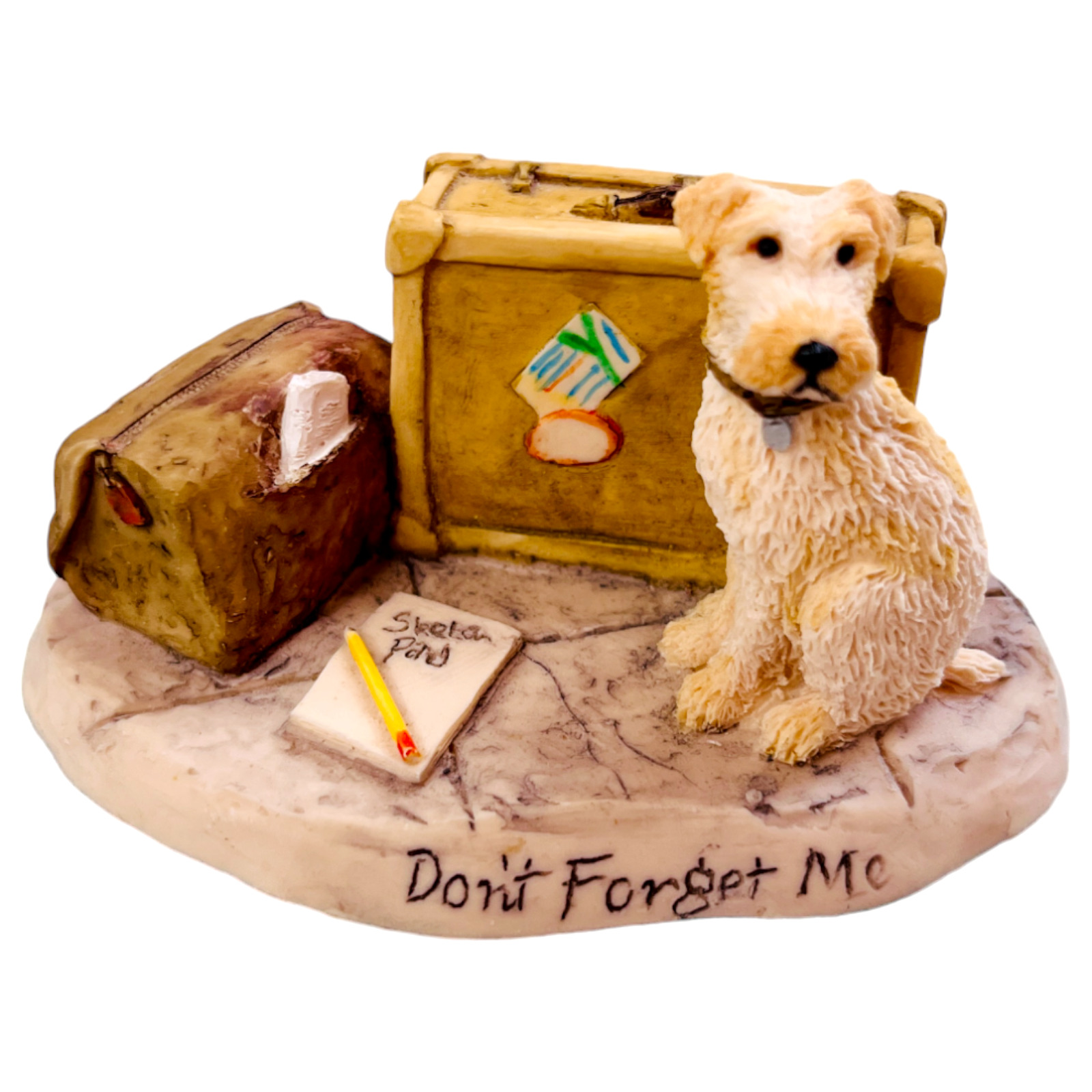 Lowell Davis Figurine Schmid Collectible Don\'t Forget Me Puppy Dog Vintage 1993