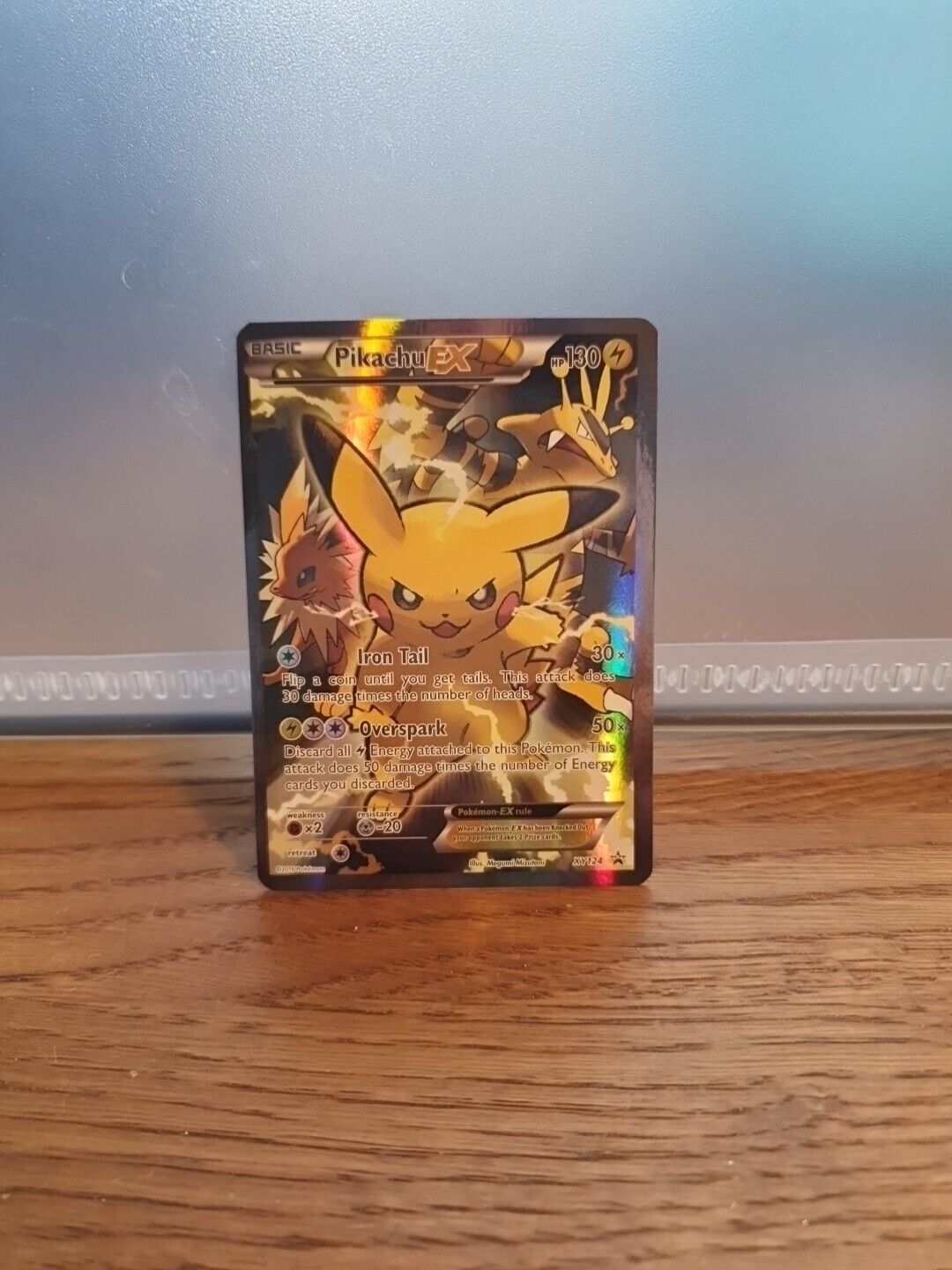 Pokémon TCG Pikachu EX - XY124 Black Star Promos Near Mint