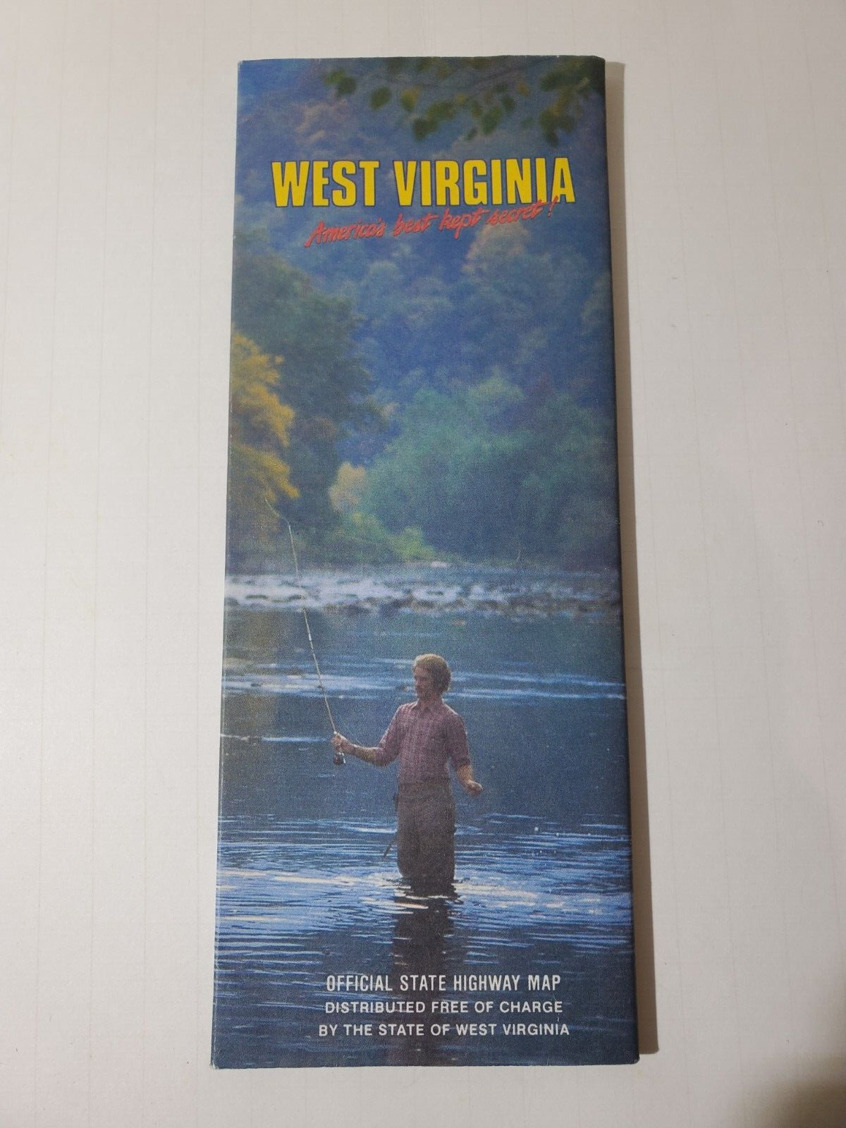 Vintage 1986 1987 West Virginia Official State Highway Map
