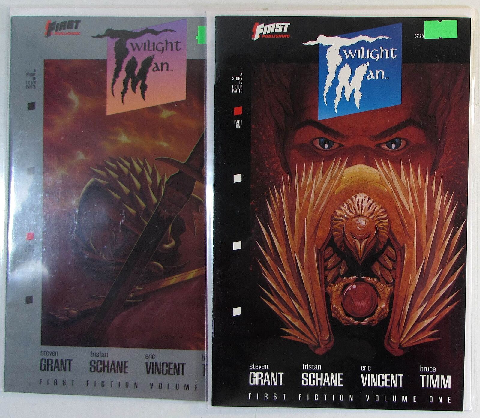 Twilight Man Lot of 2 #1,3 First Comics (1989) VF/NM 1st Print Comic Books