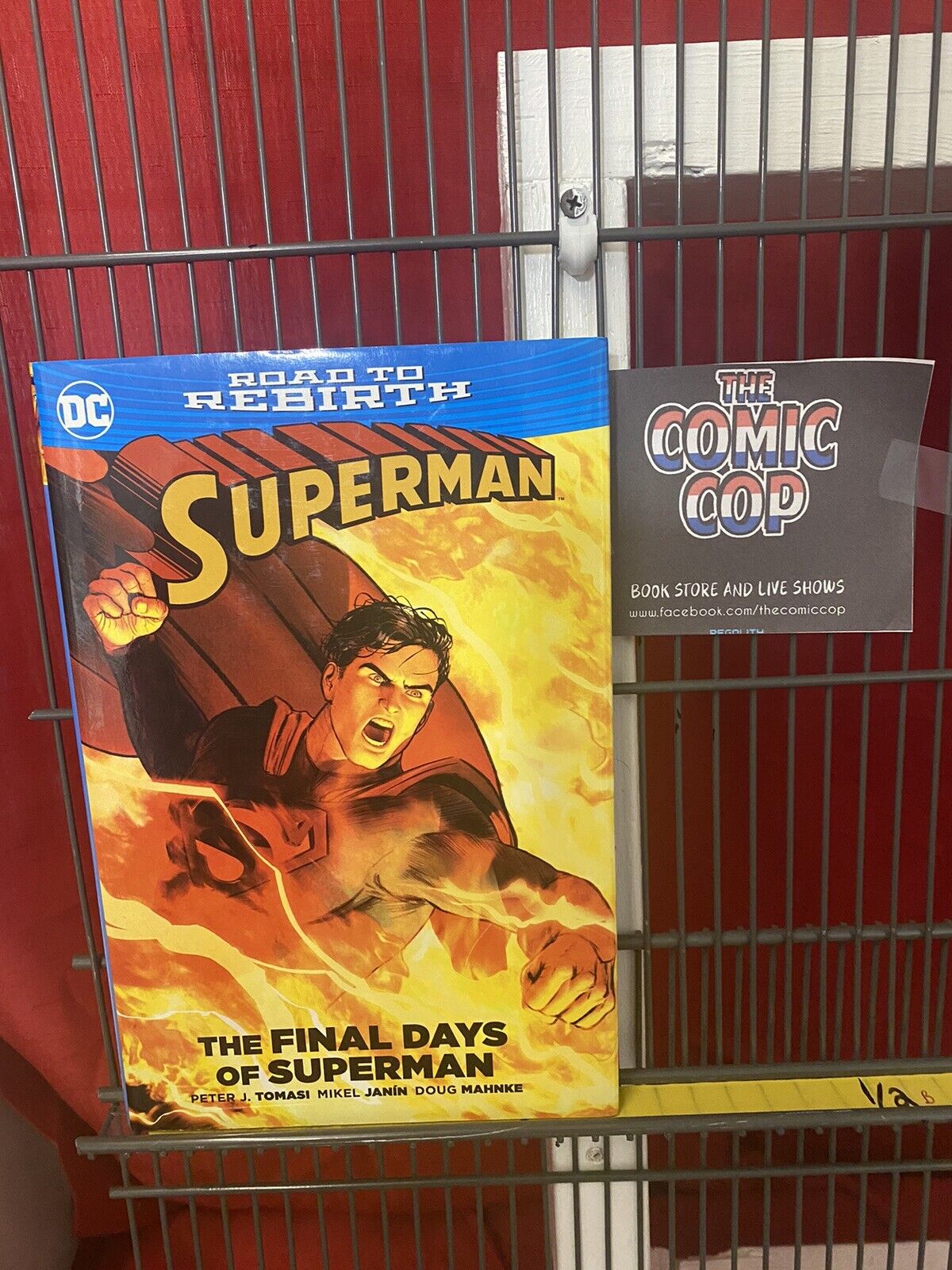 DC SUPERMAN The Final Days of Superman Peter J. Tomasi Hardcover 2017 USED 