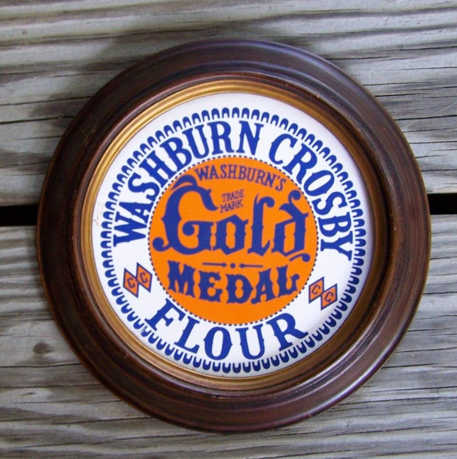 Washburn Crosley Gold Medal Flour Hanging Ceramic 7 3/4\