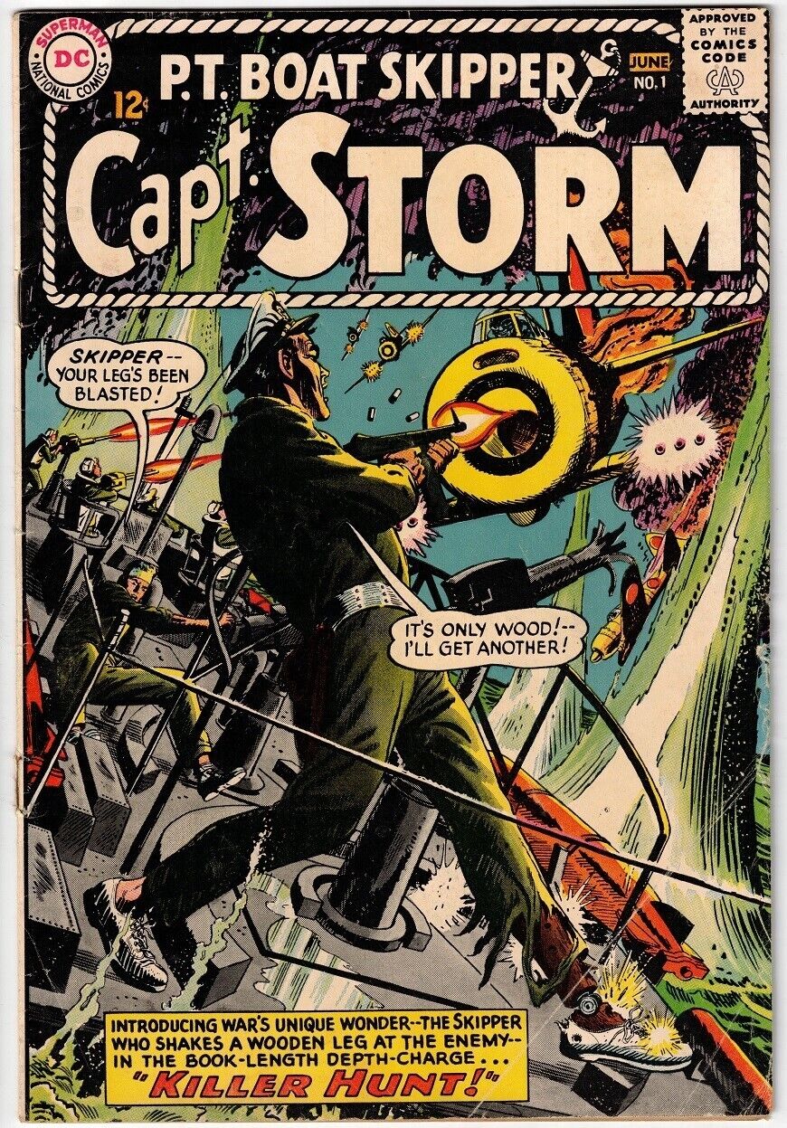 CAPT. STORM # 1 (DC) (1964) IRV NOVICK art