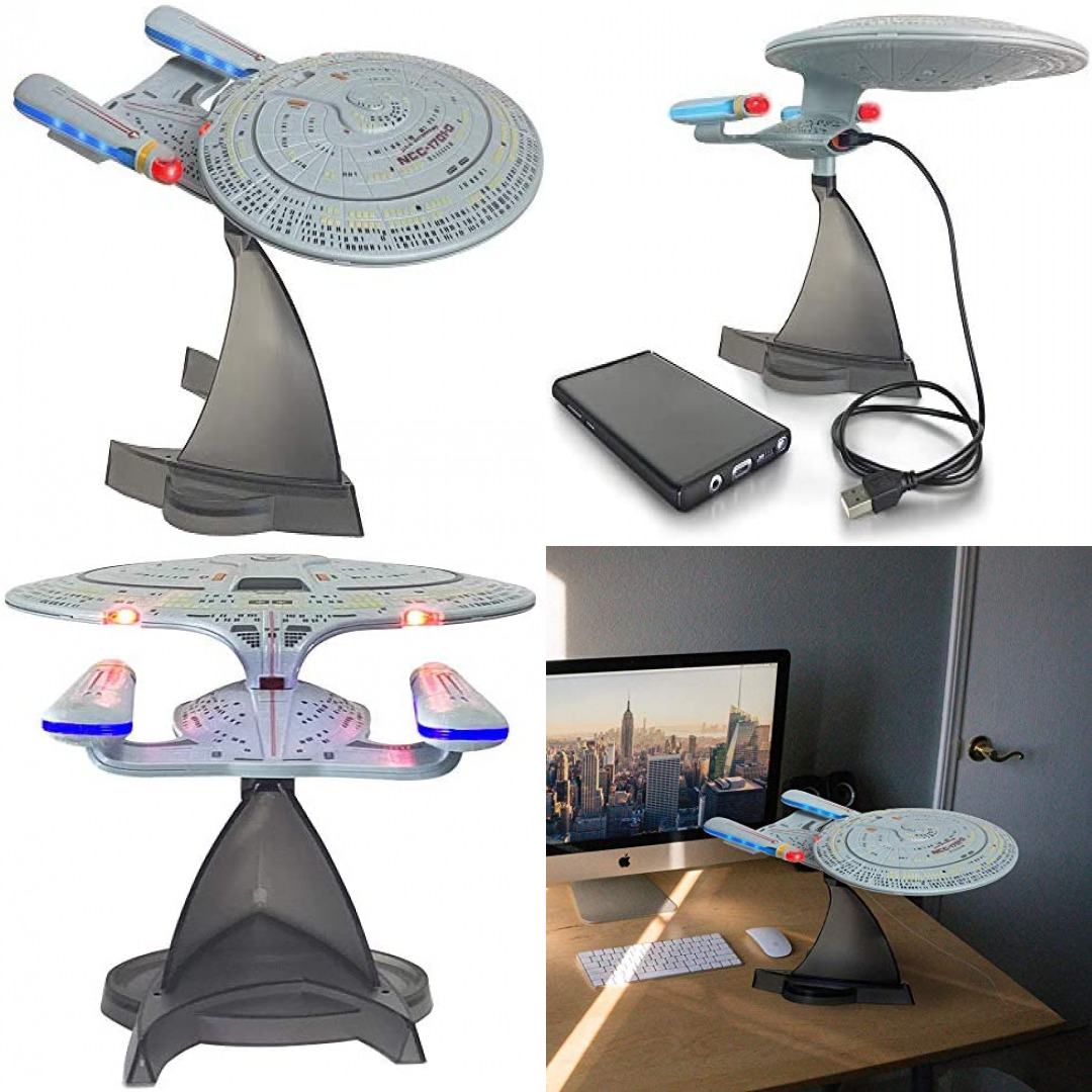 Star Trek U.S.S. Enterprise Replica Bluetooth Speaker Engine Noise Sleep Machine