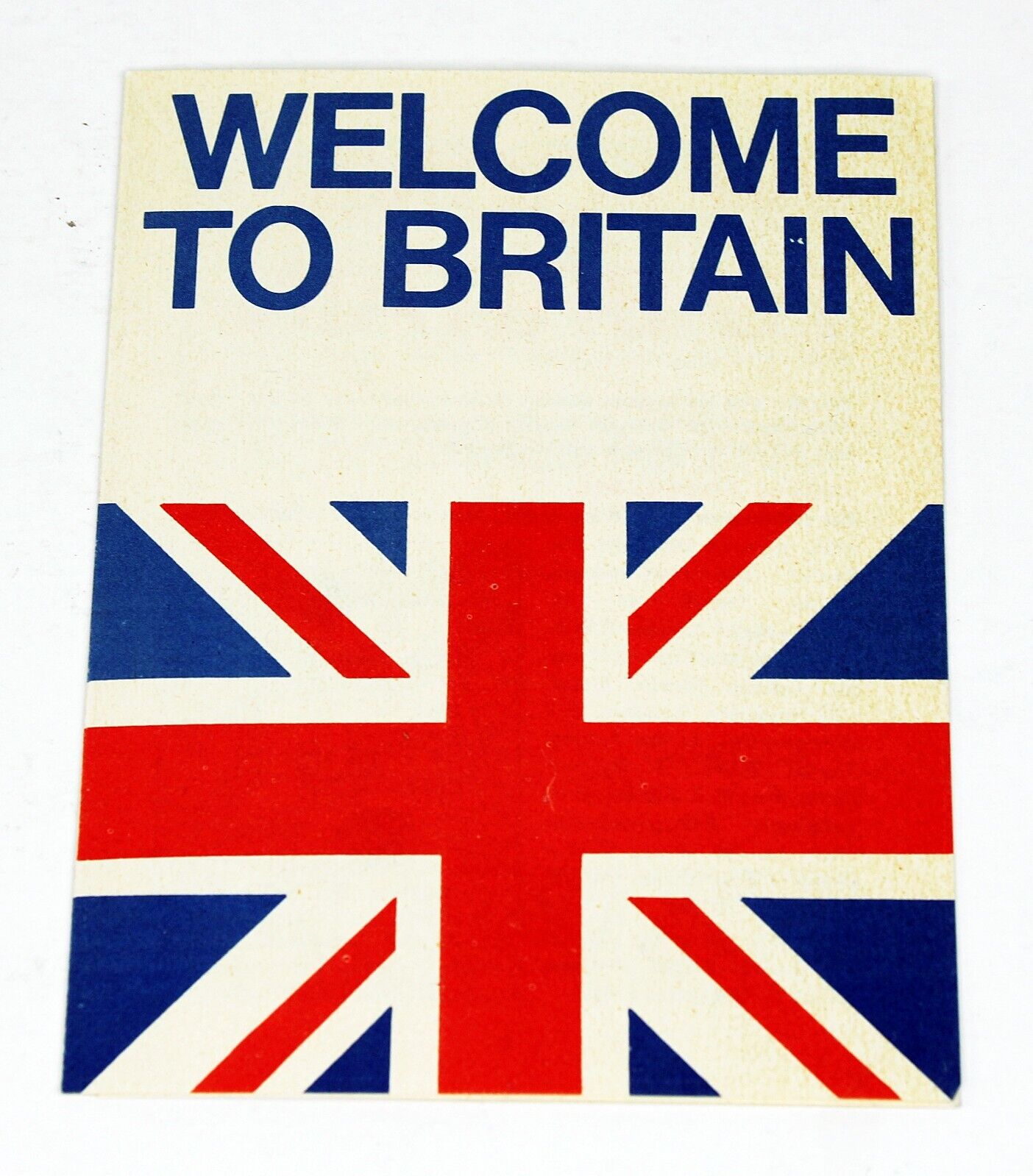 1968 British Travel Information Pamphlet WELCOME TO BRITAIN Helpful Tourist Tips