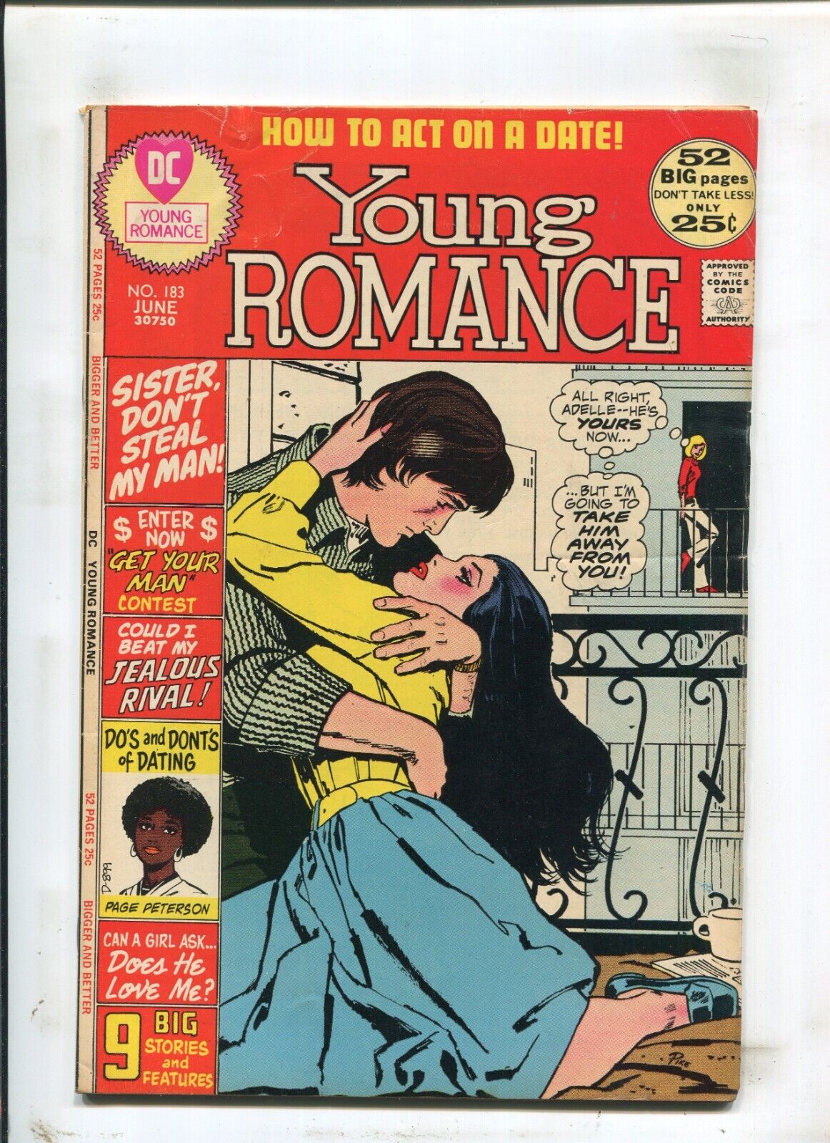YOUNG ROMANCE #183 (4.5OB) 1972