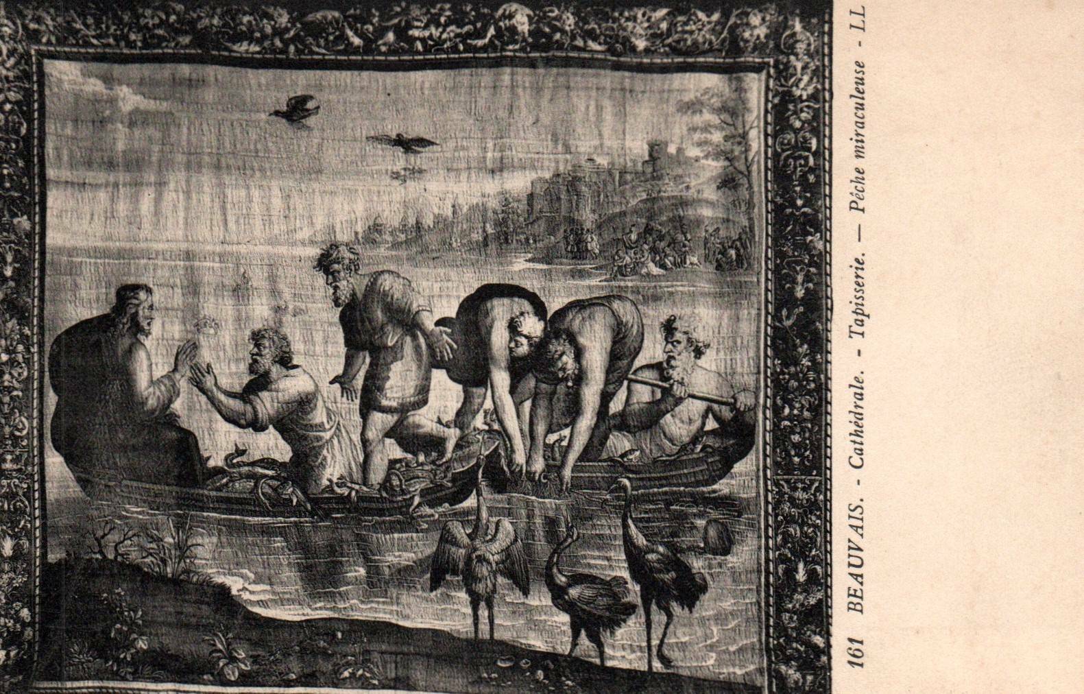 CPA 60 - BEAUVAIS (Oise) - 161. Cathedral - Tapestry - Miraculous Fishing - LL