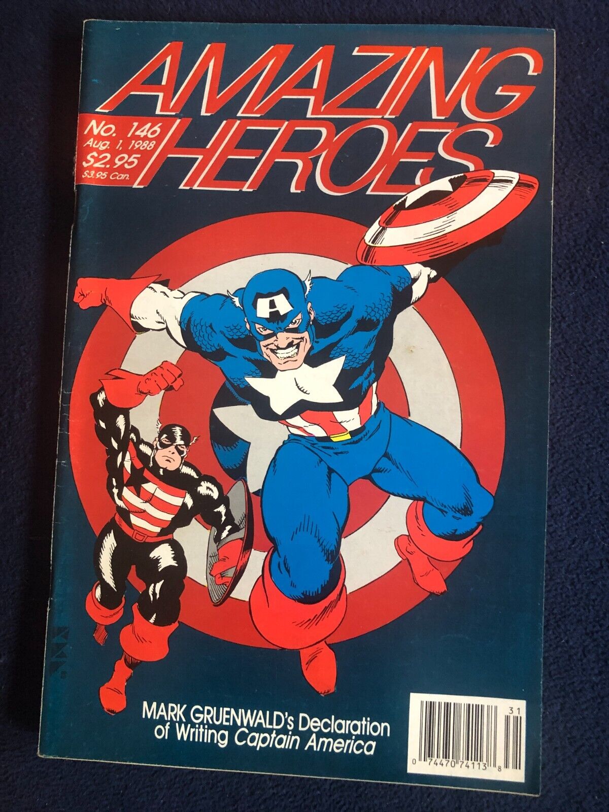 Redbeard/Fantagraphics AMAZING HEROES #146 (1988) - Captain America