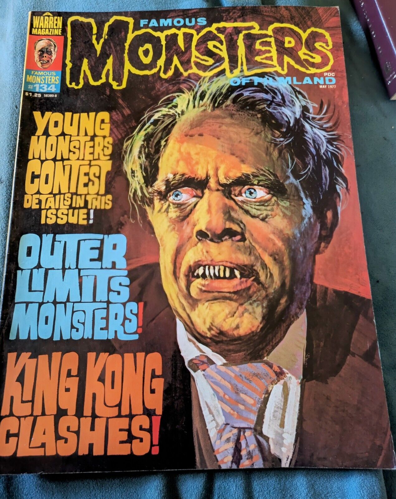 VTG 1977 Famous Monsters of Filmland -Warren Magazine- May # 134 Issue