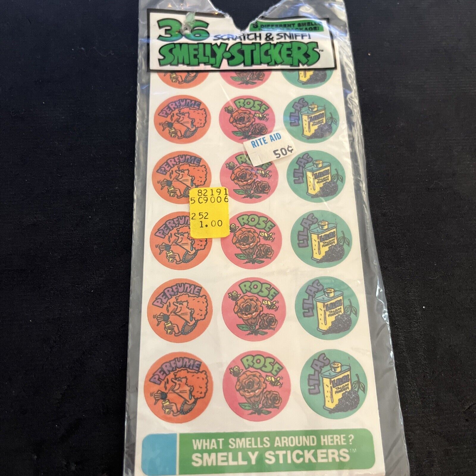 NEW Vintage 80’s Gordy Scratch & Sniff Stickers - 6 Different Scents