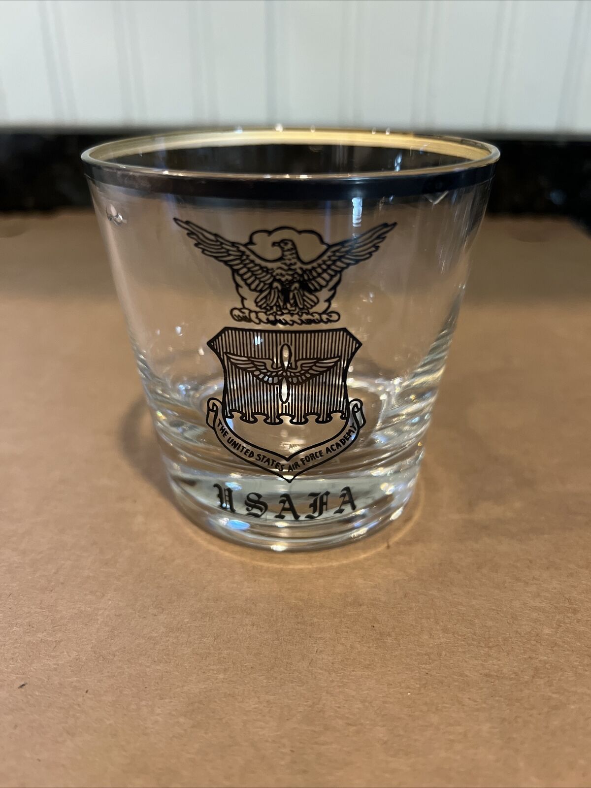 Vintage United States Air Force Academy Rocks Glasses Set Of 7 USAFA