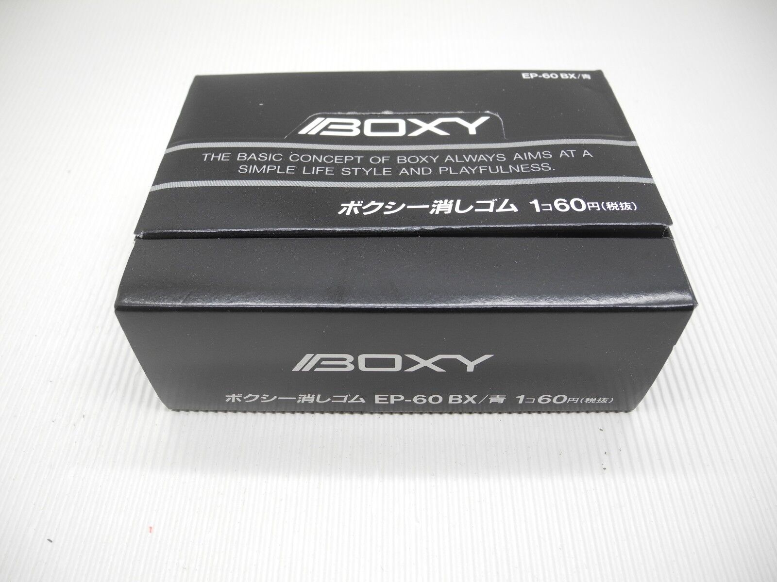 (Tracking No.)30pcs Uni-Ball Boxy Eraser Rubber EP-60BX Black (Made in Japan)