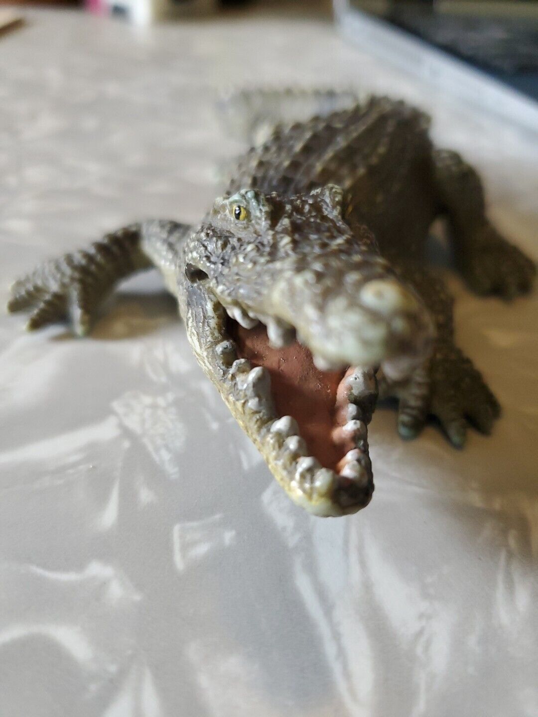 Schleich CROCODILE 2007 Animal Figure Retired 7” Alligator Reptile Croc
